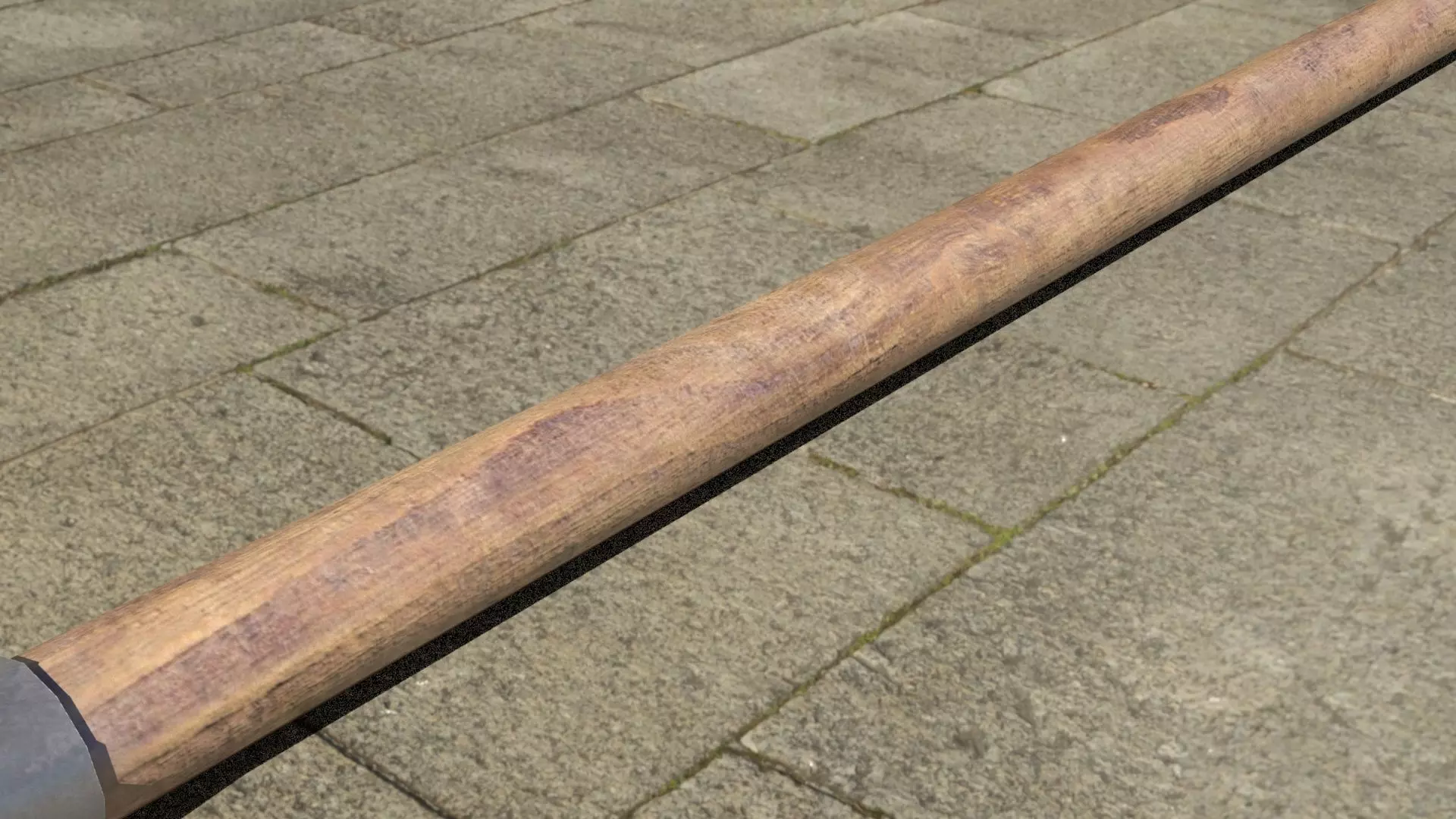 Bill Polearm Low-poly 3D model_3