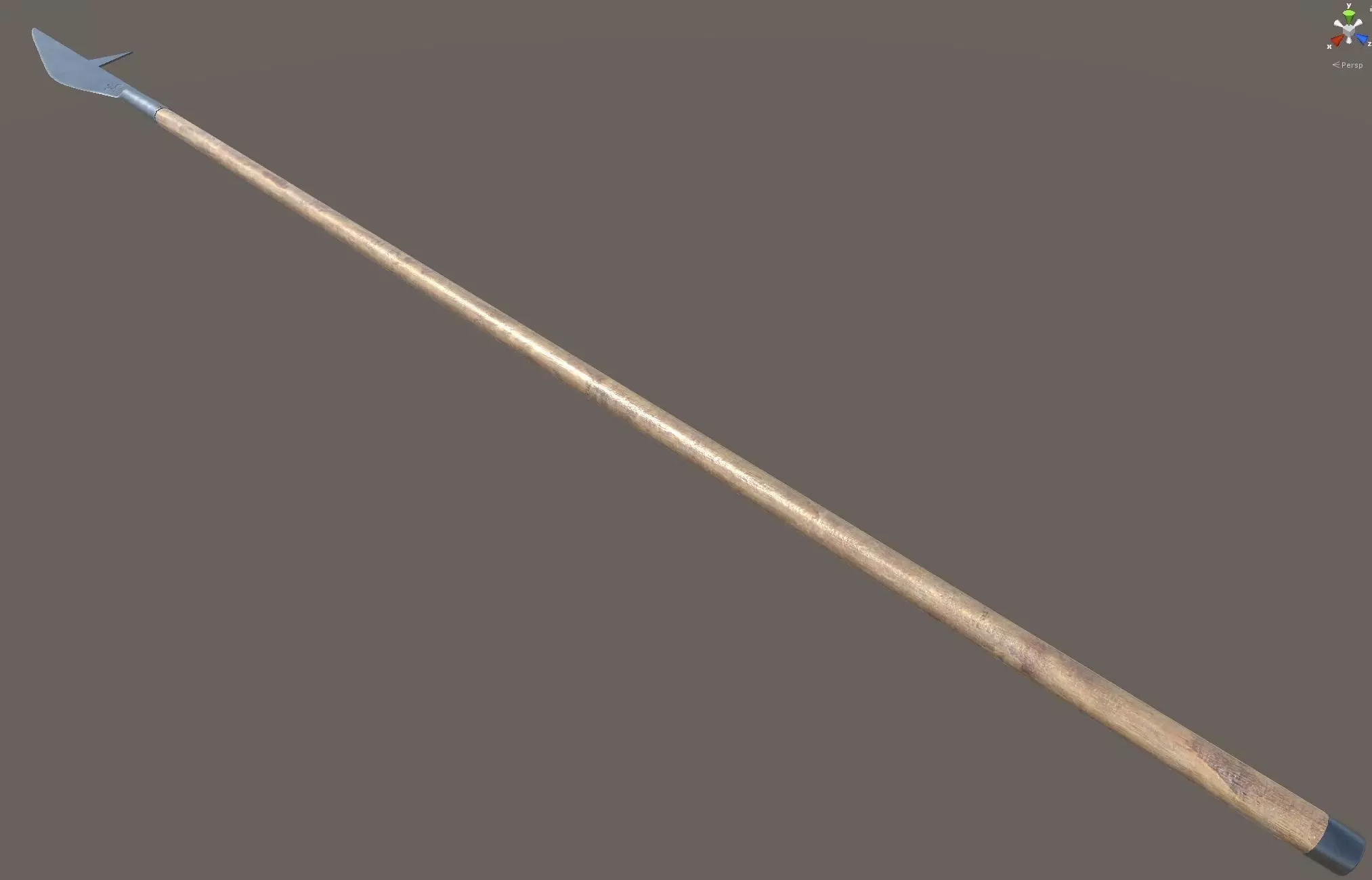 Bill Polearm Low-poly 3D model_12