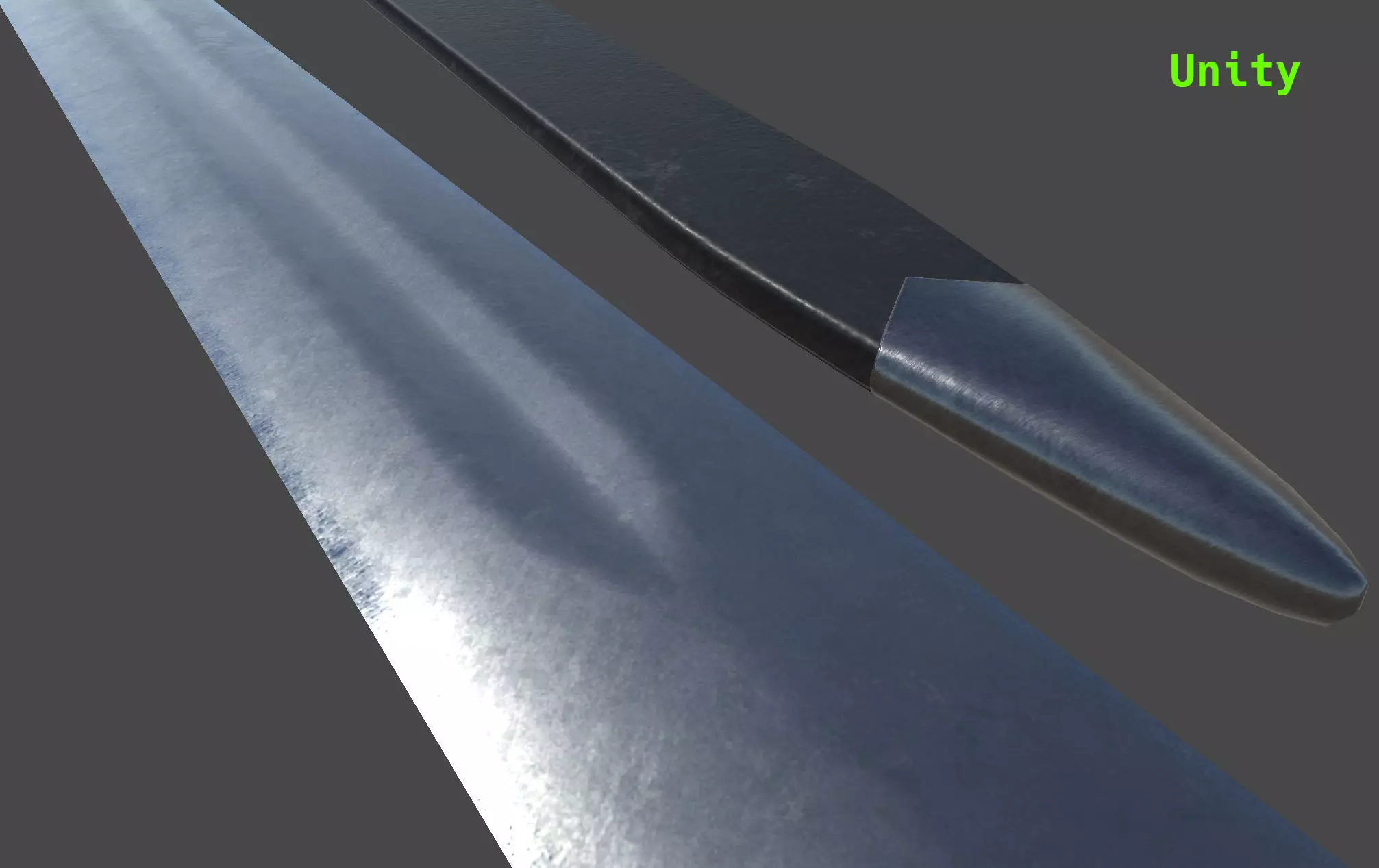 Claymore Low-poly 3D model_16