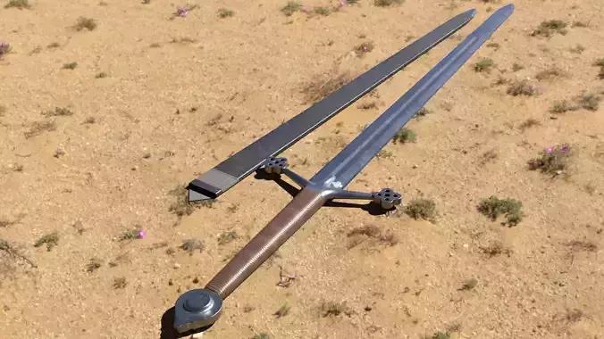 Claymore Low-poly 3D model