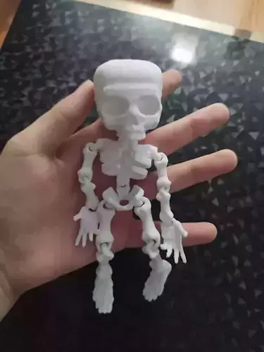OBJ STL model of skeleton Larry ClashRoyale h alloween-challenge 3D print model