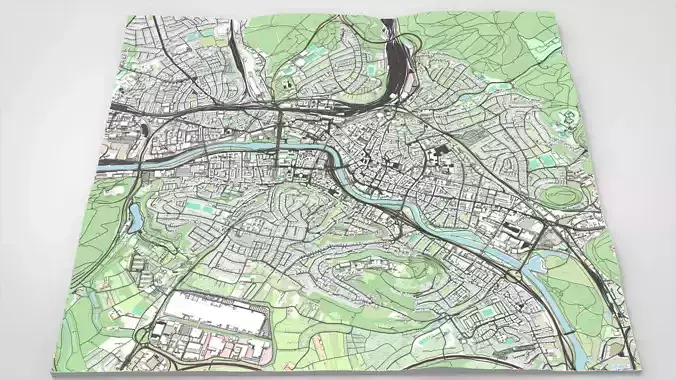 Cityscape  Saarbrucken Germany