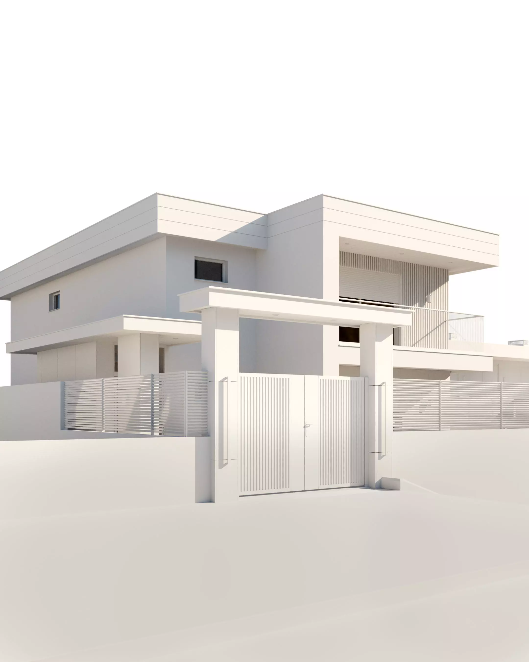 Modern Villa 1 3D model_8