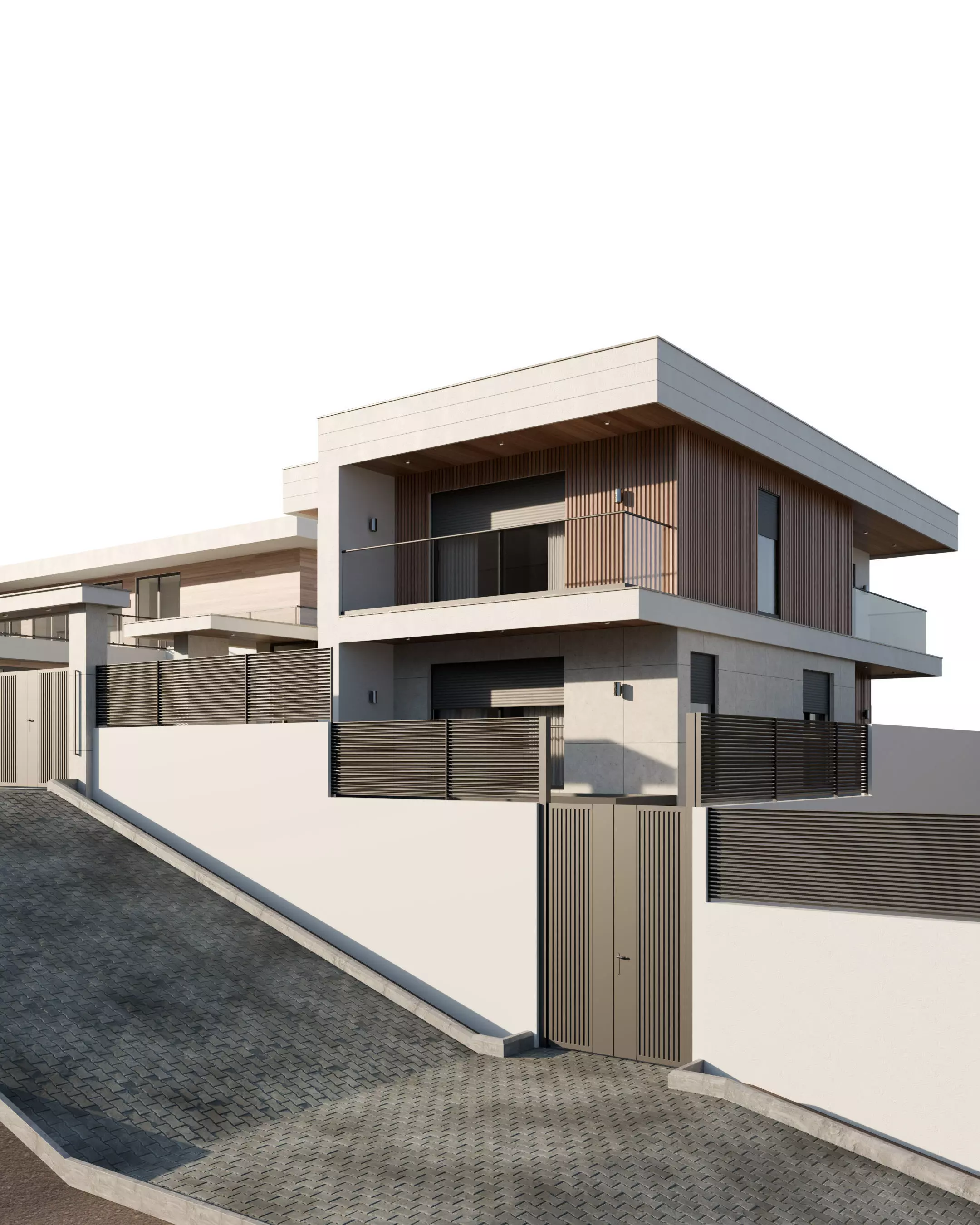 Modern Villa 1 3D model_5