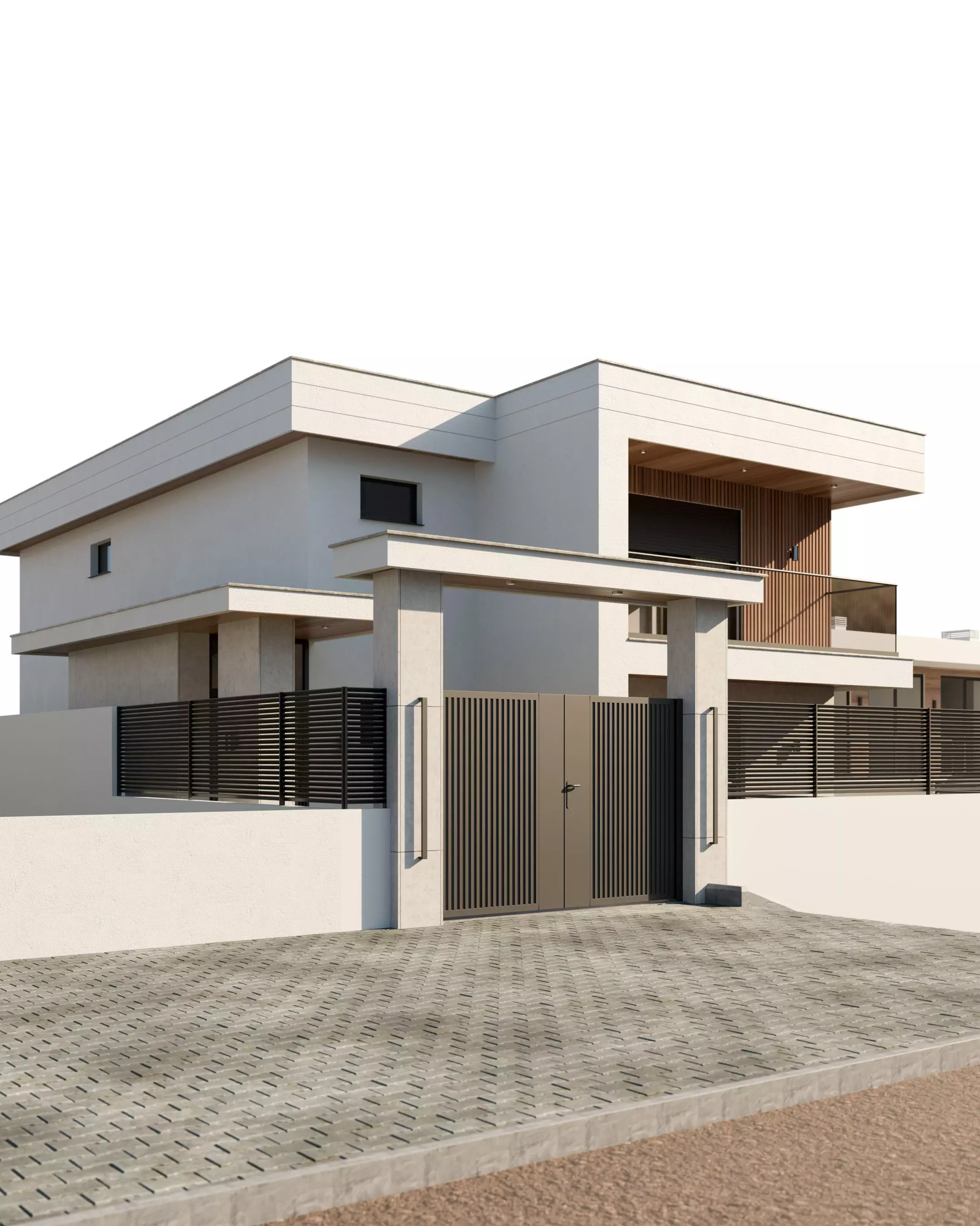 Modern Villa 1 3D model_7