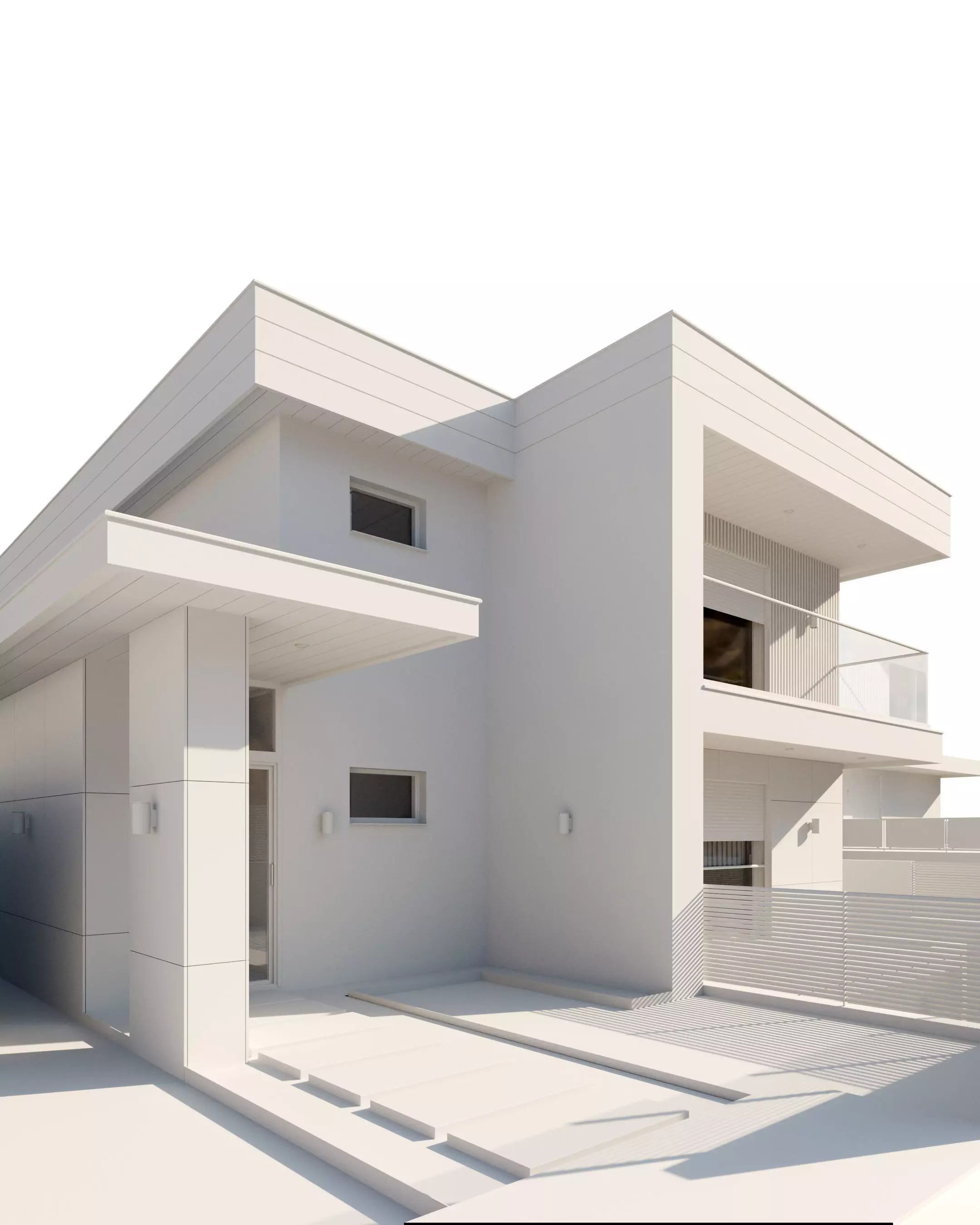 Modern Villa 1 3D model_14