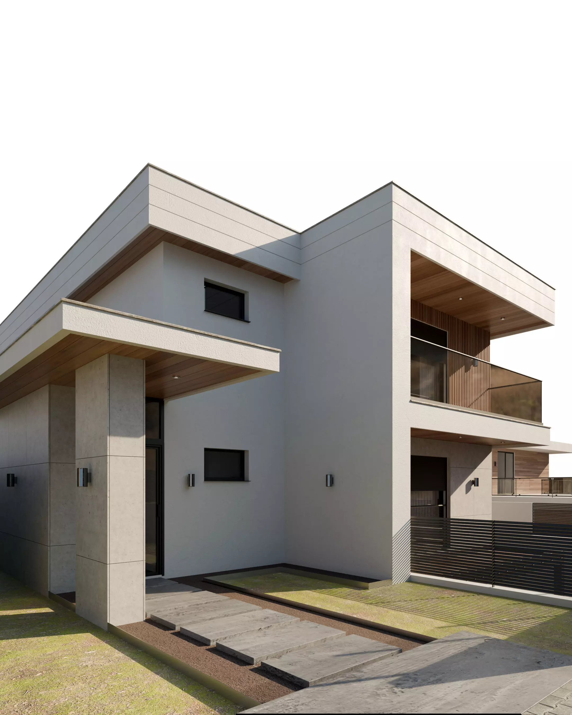 Modern Villa 1 3D model_13