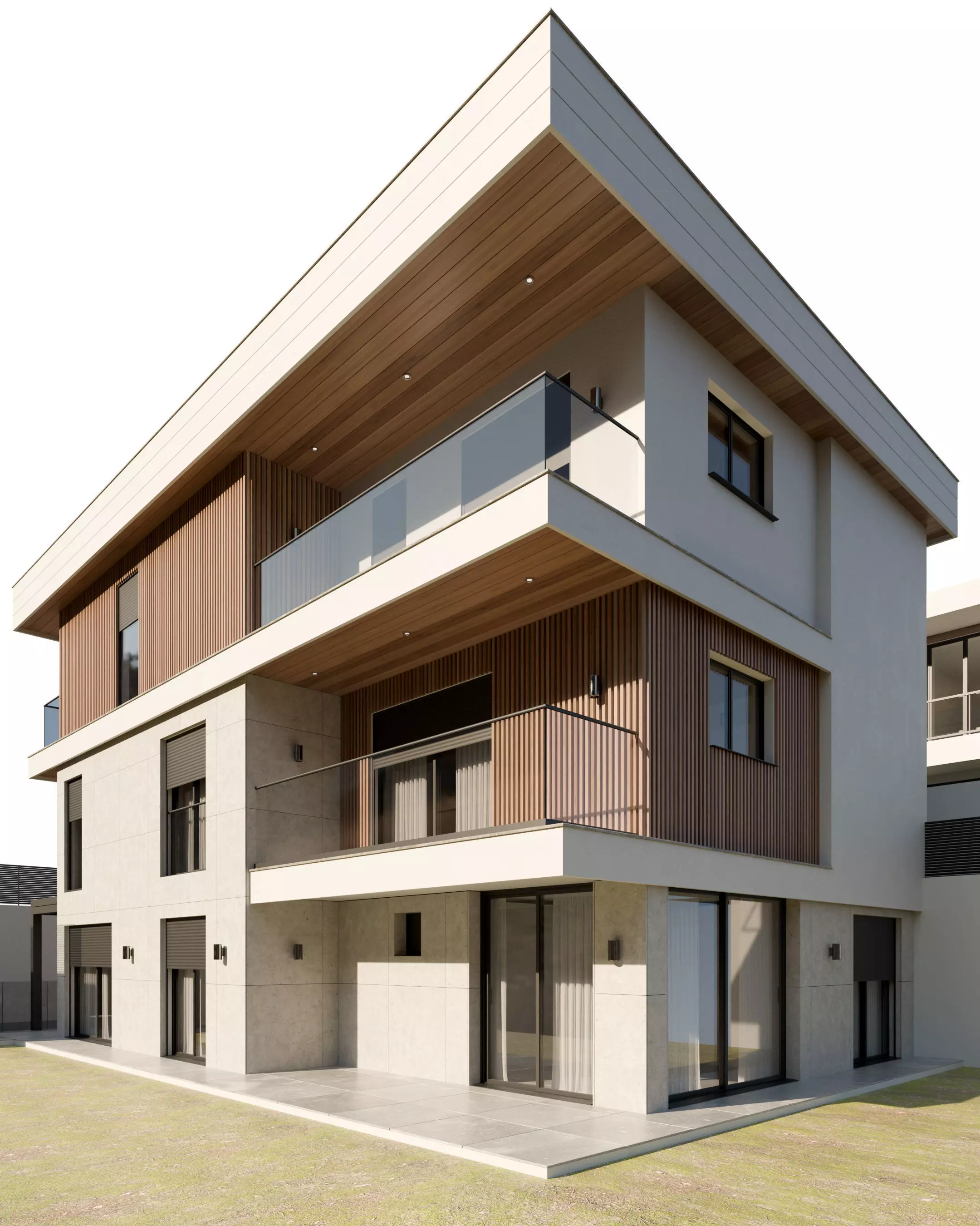 Modern Villa 1 3D model_11