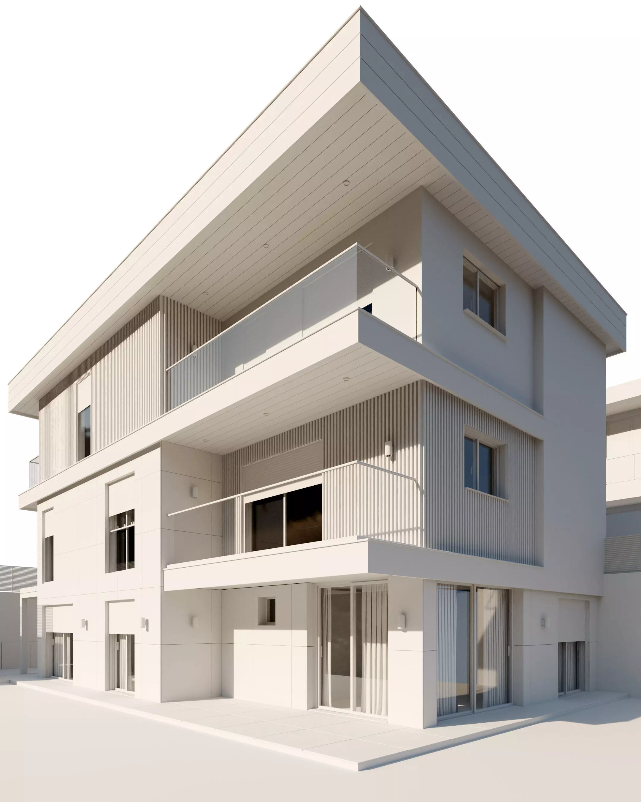 Modern Villa 1 3D model_12