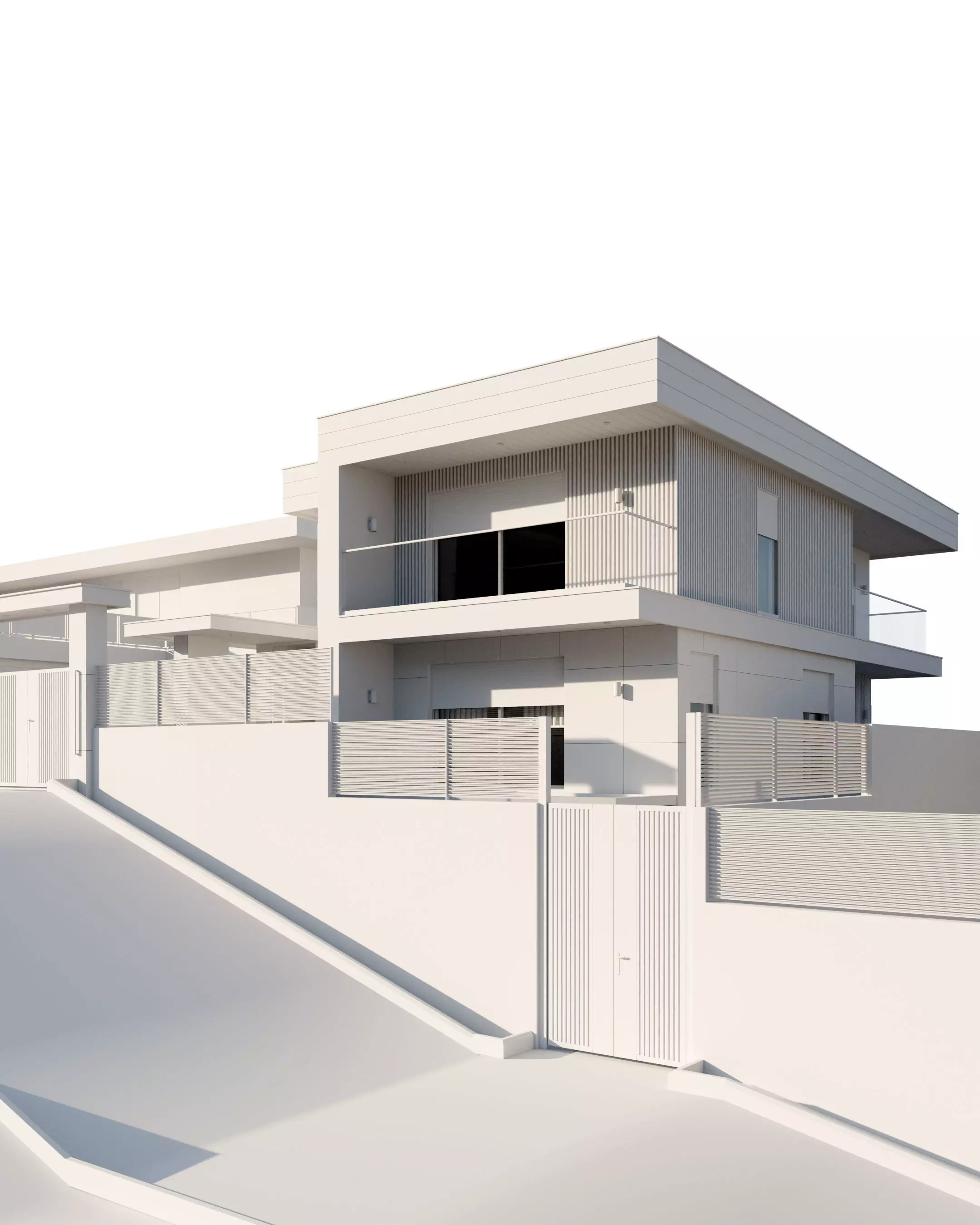 Modern Villa 1 3D model_6