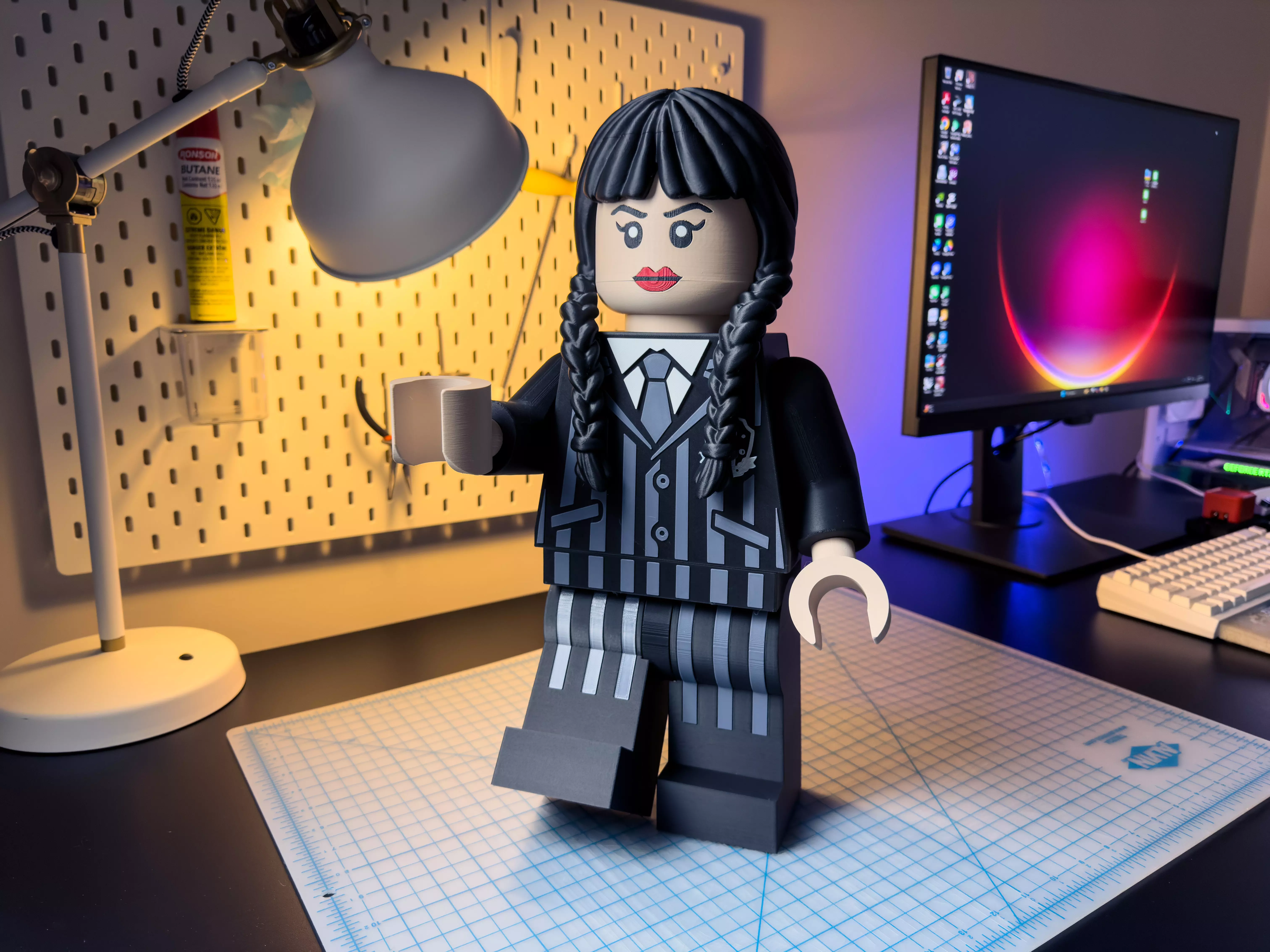 The Wednesday Modular Figure 3D print model_2