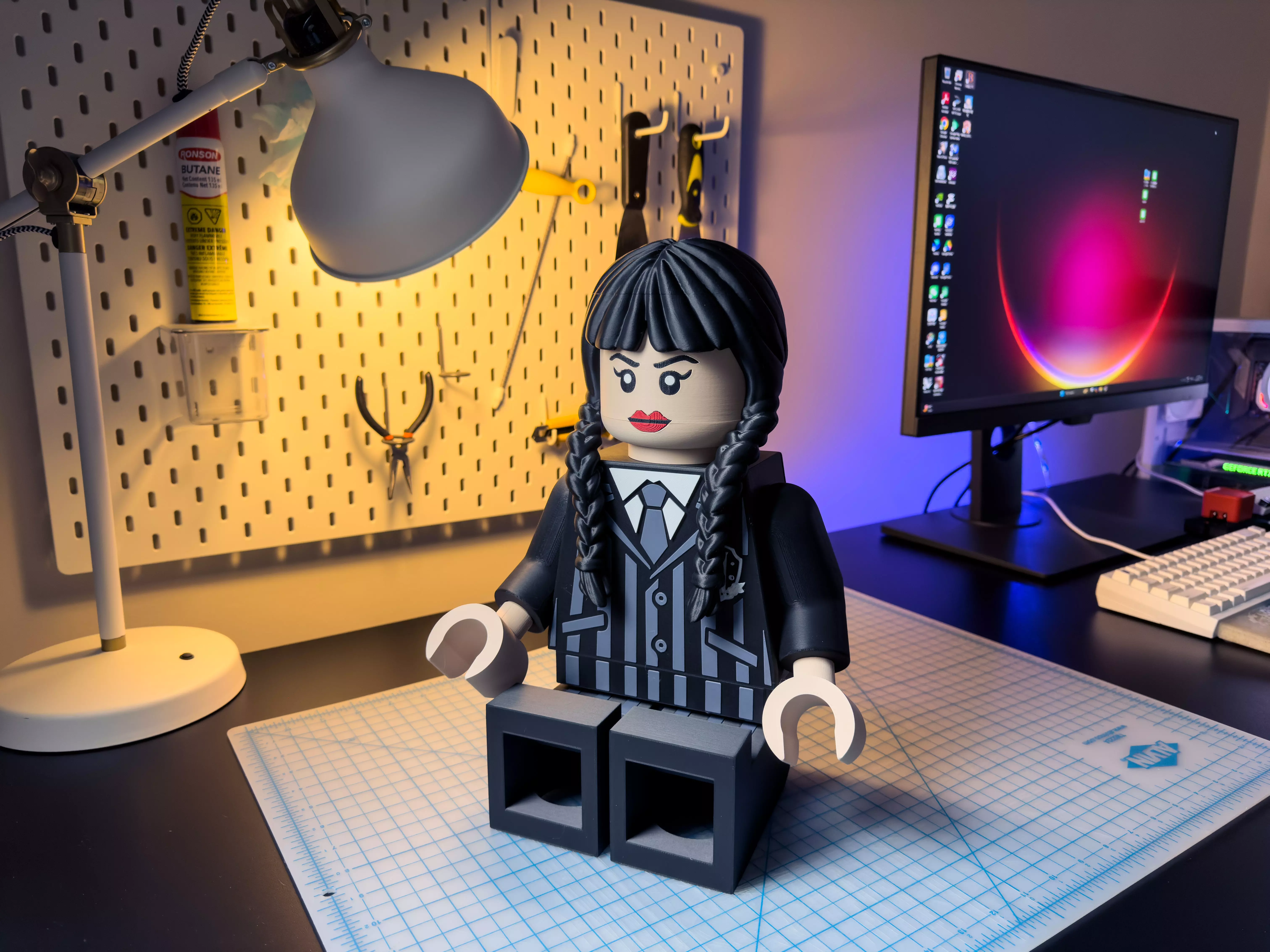 The Wednesday Modular Figure 3D print model_3