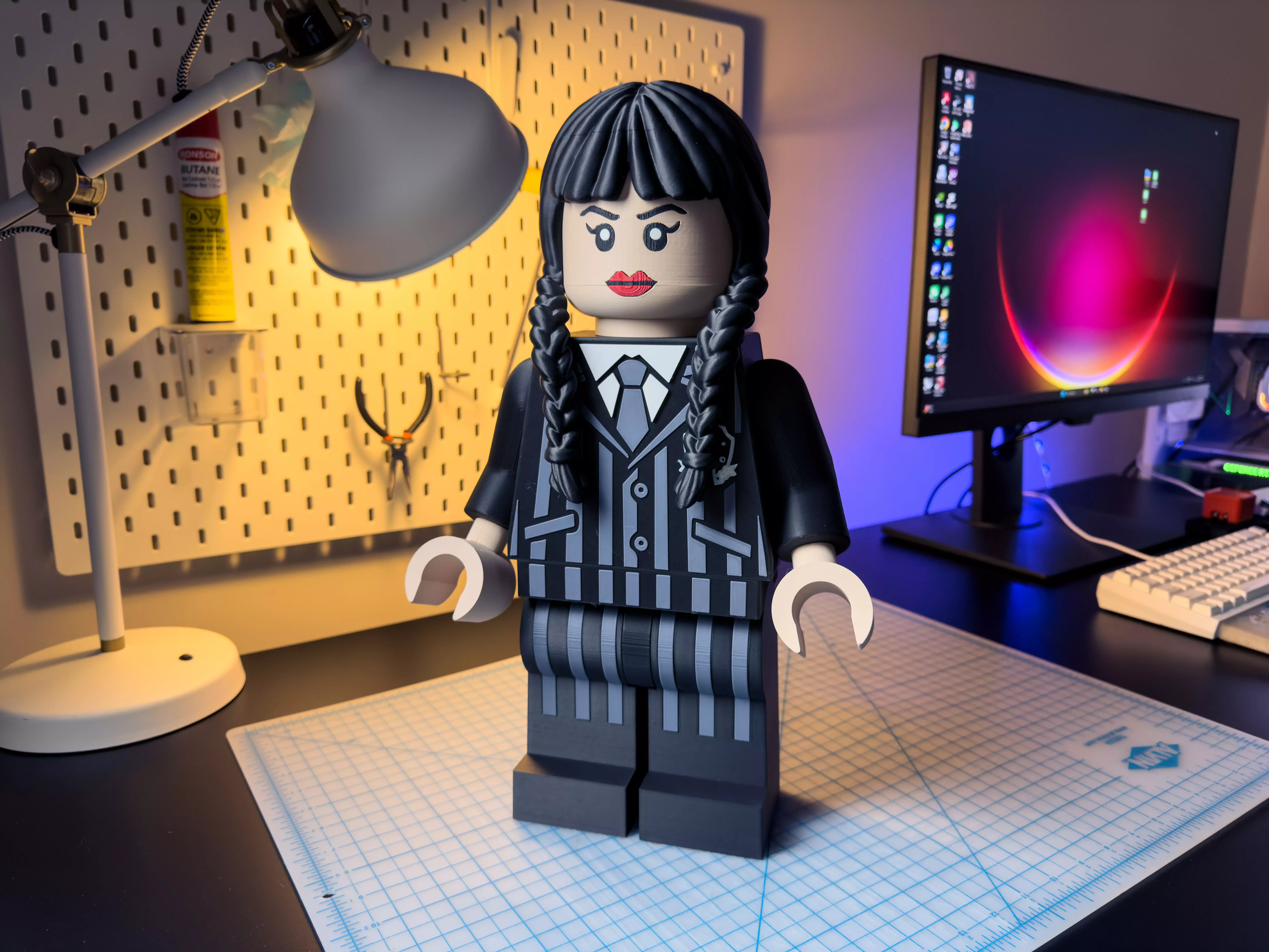 The Wednesday Modular Figure 3D print model_1