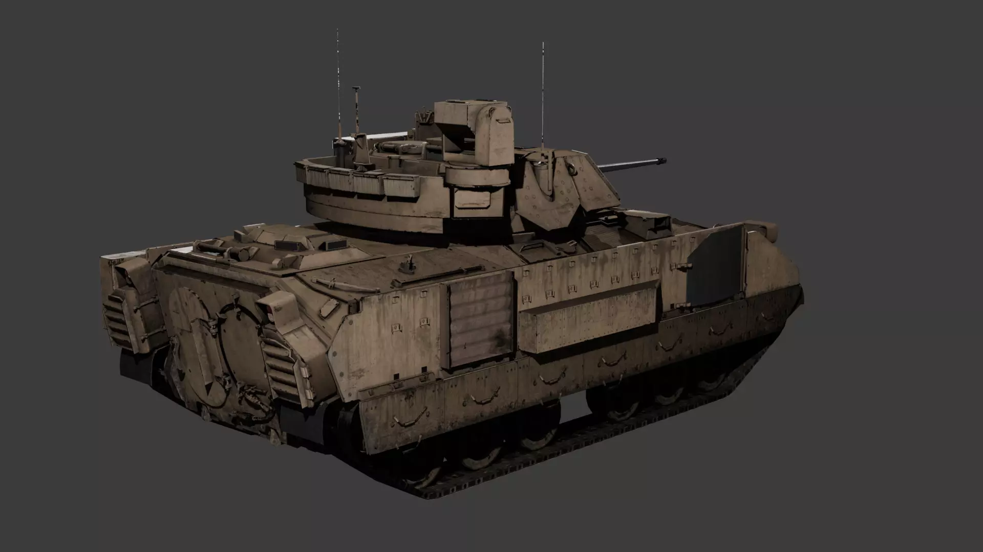 Desert M3A3 Bradley 3D model_3