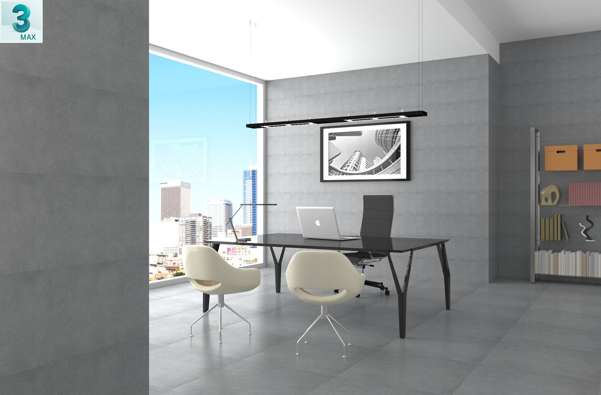 the boss office 3D model_13
