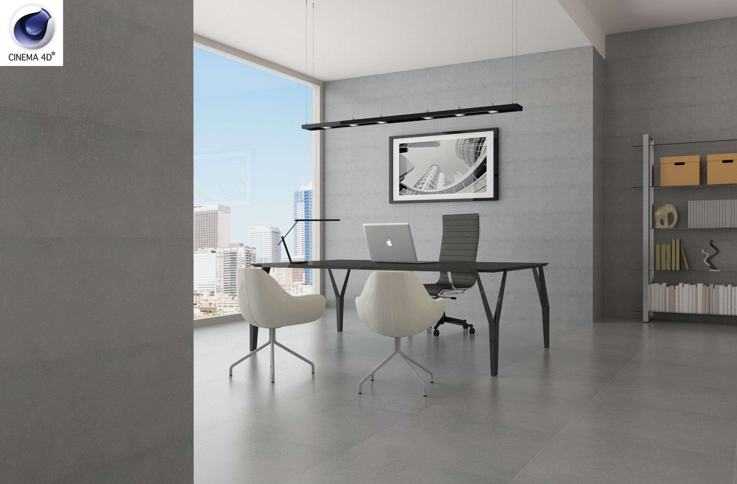 the boss office 3D model_3