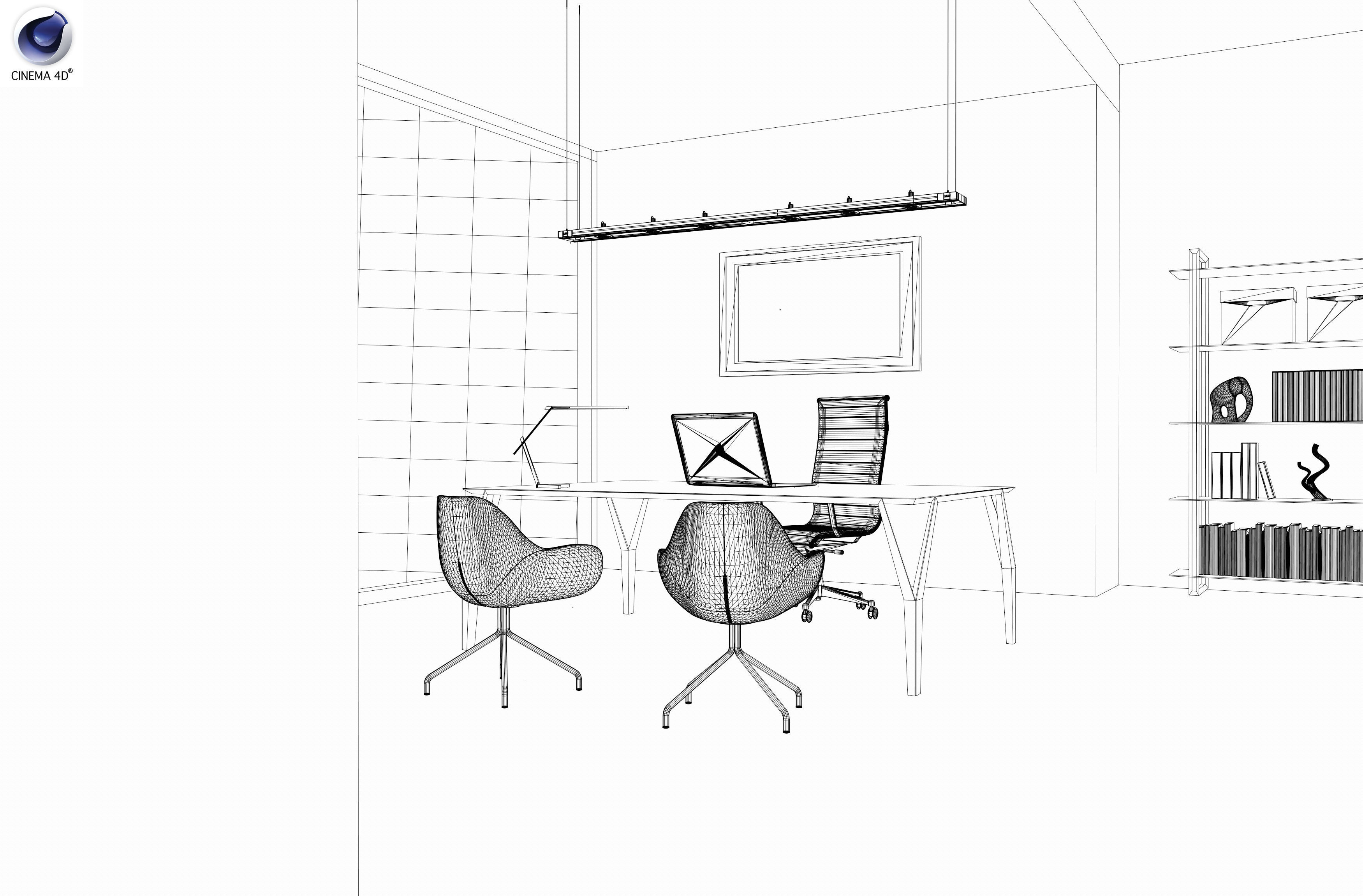 the boss office 3D model_8