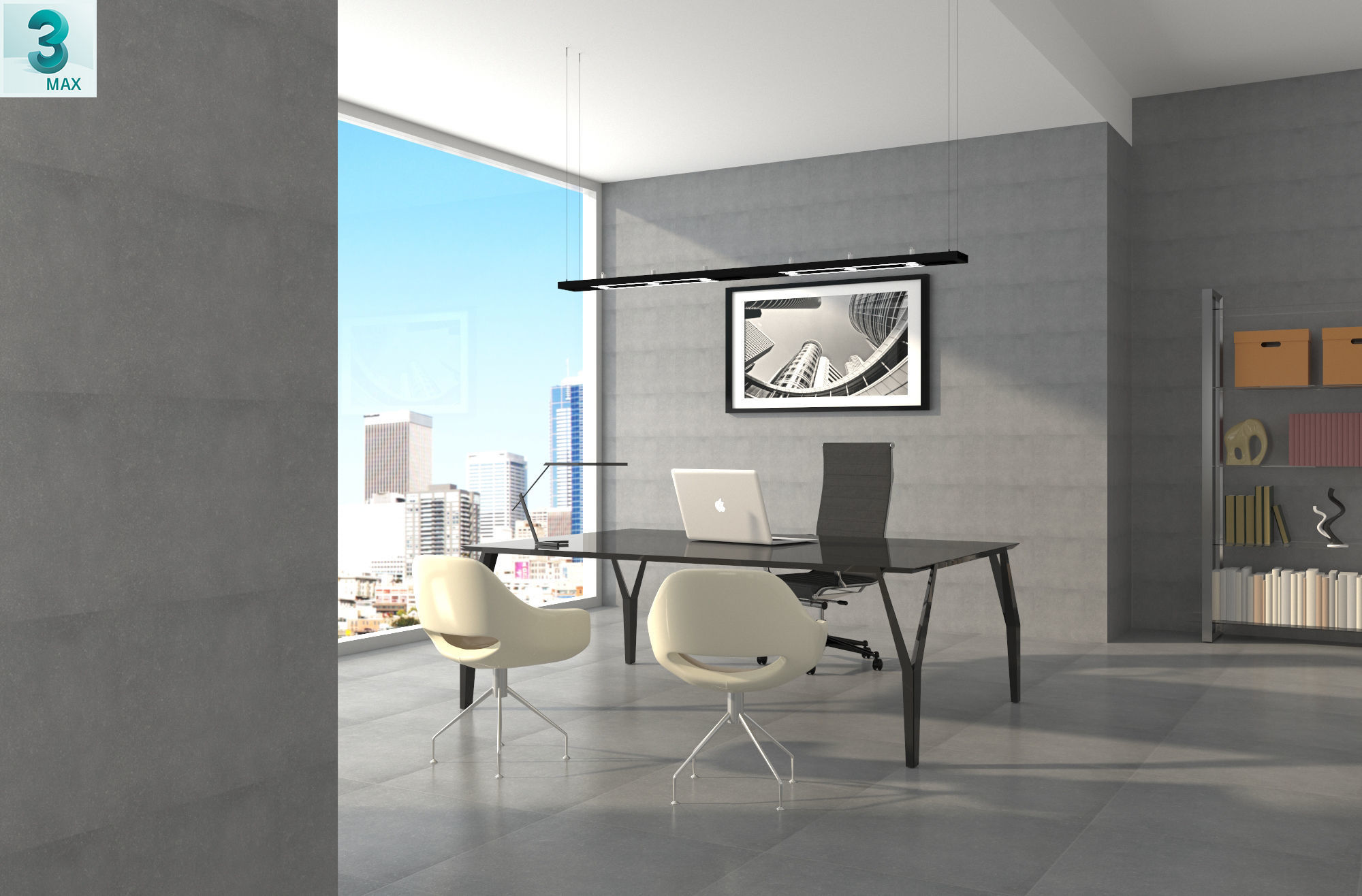 the boss office 3D model_12