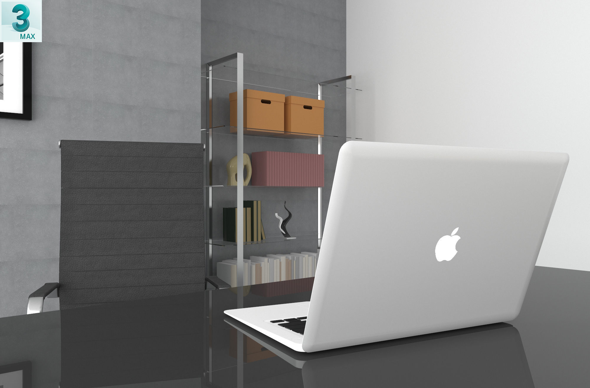 the boss office 3D model_16