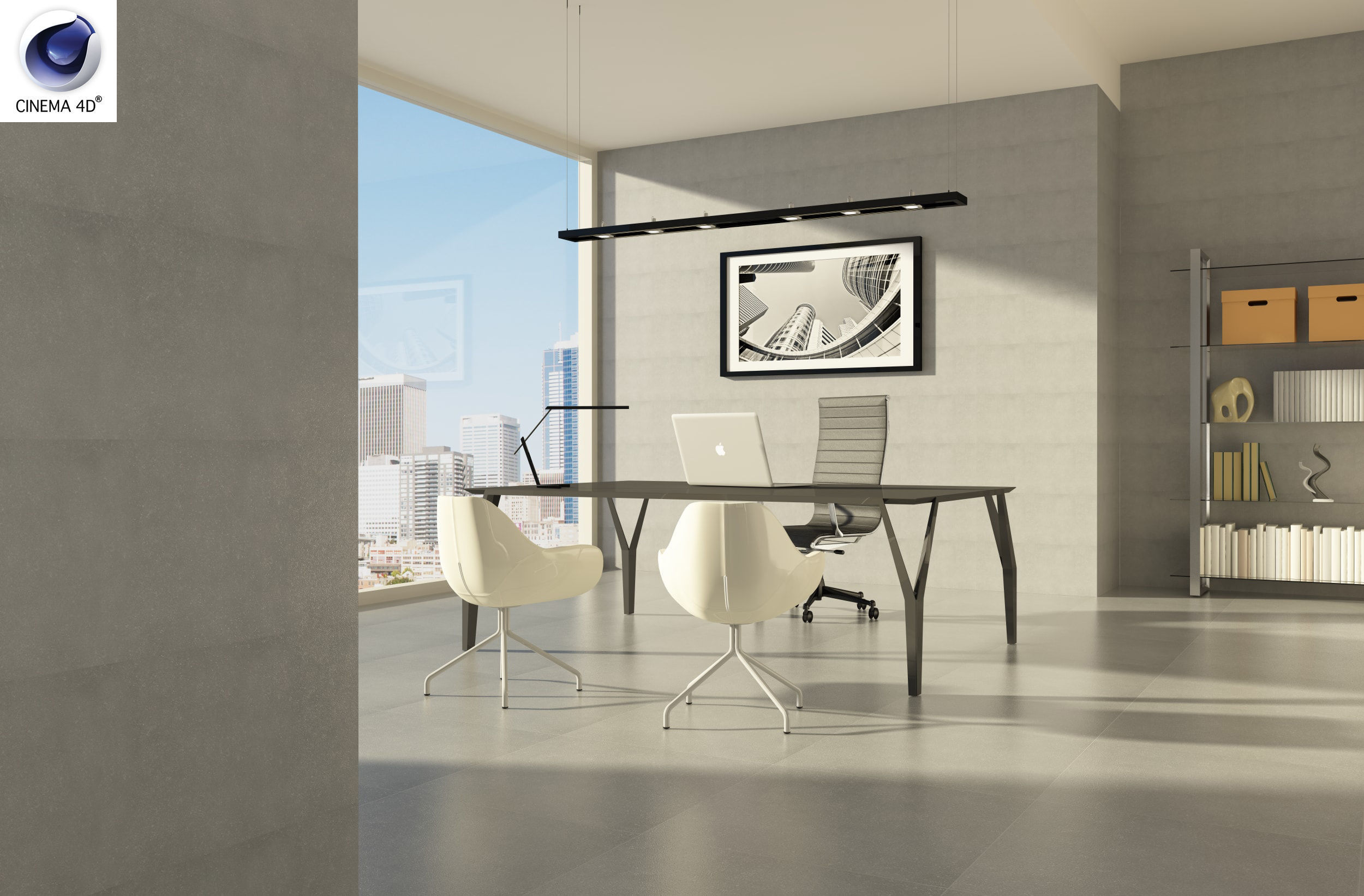 the boss office 3D model_2