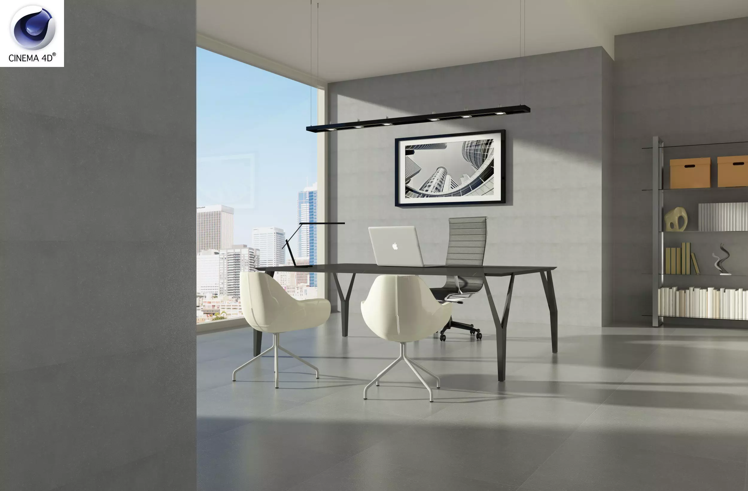 the boss office 3D model_0