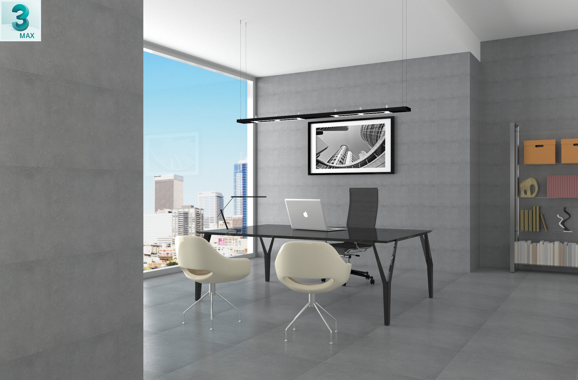 the boss office 3D model_14