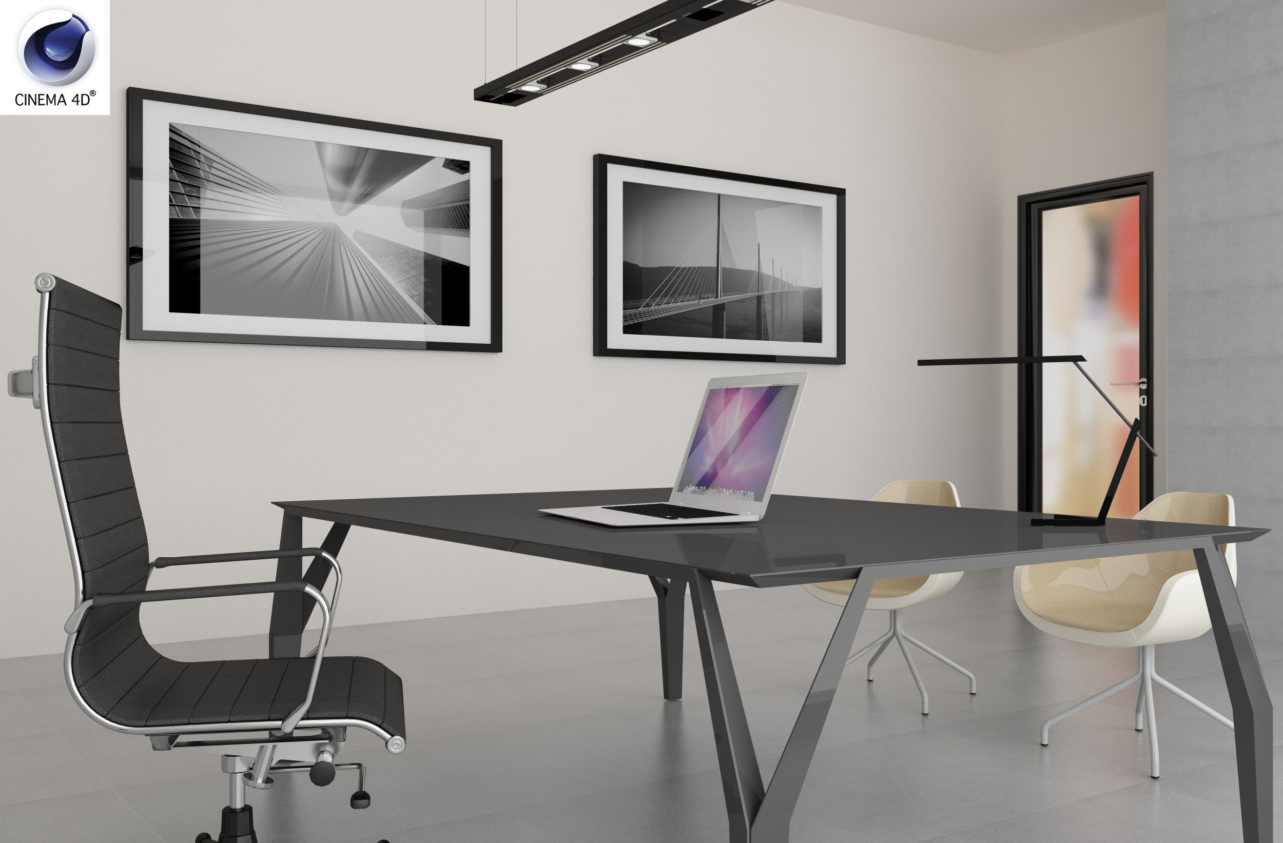 the boss office 3D model_5