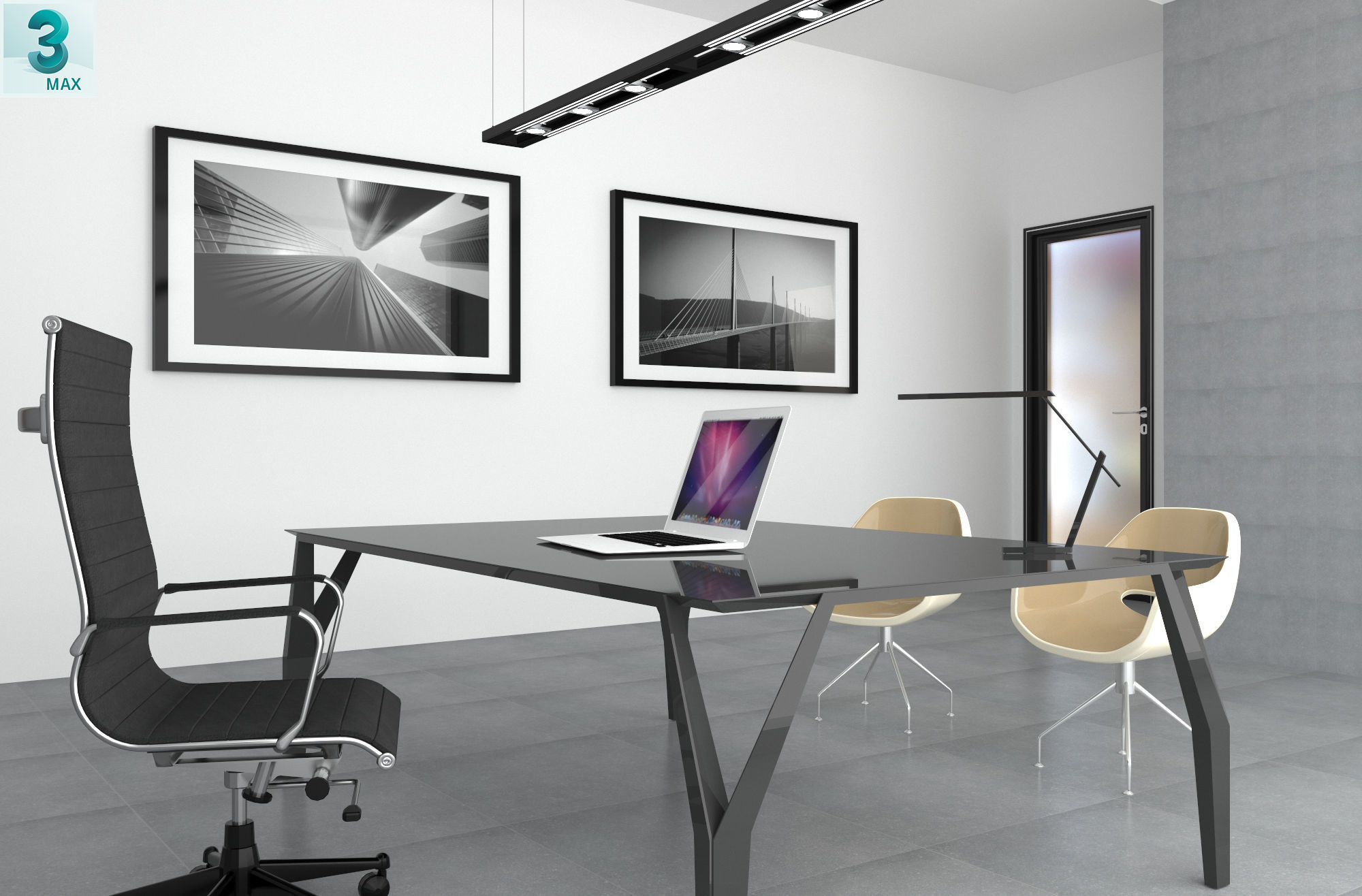 the boss office 3D model_15