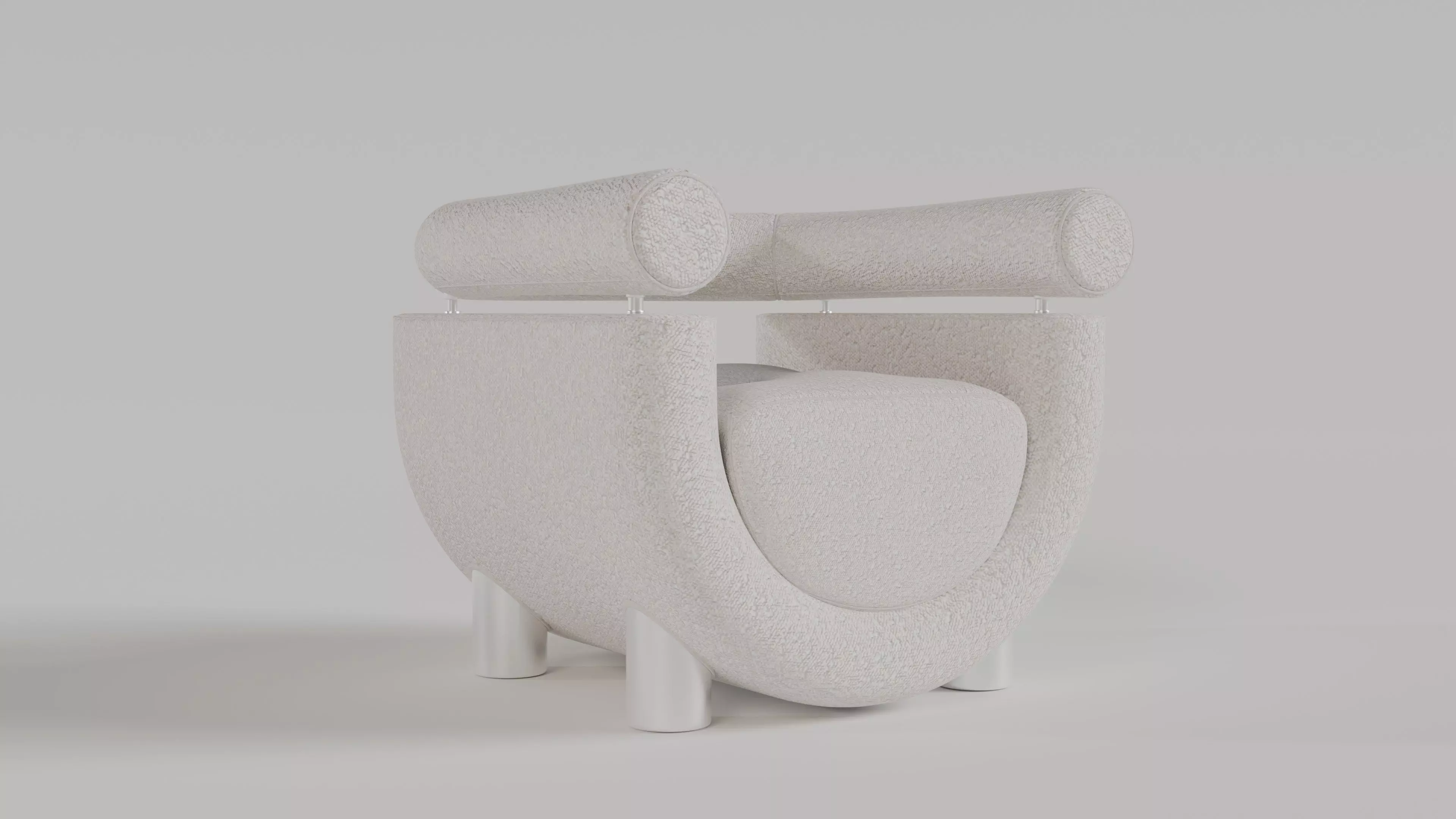 Mel Armchair 3D model_3