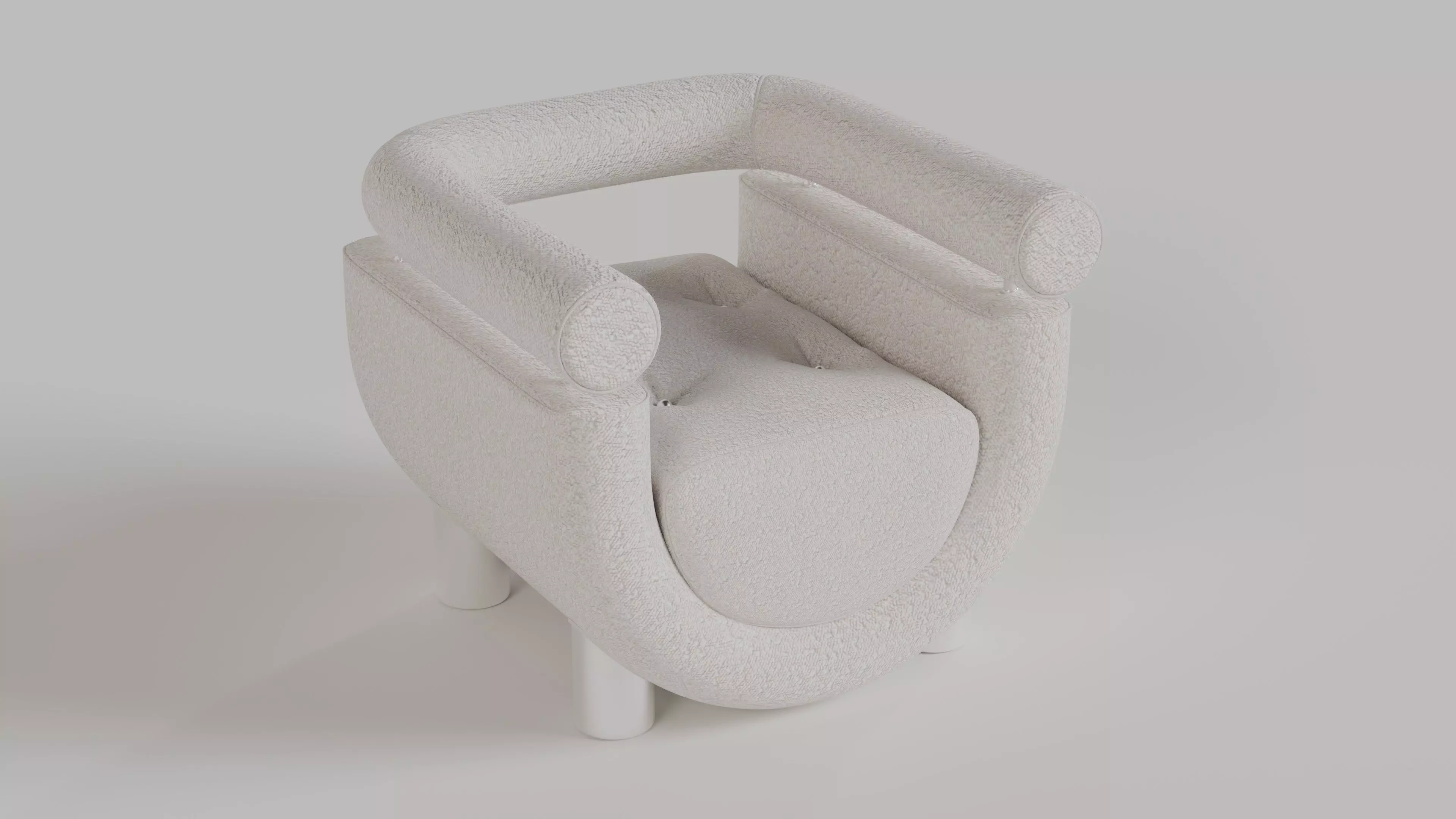 Mel Armchair 3D model_6