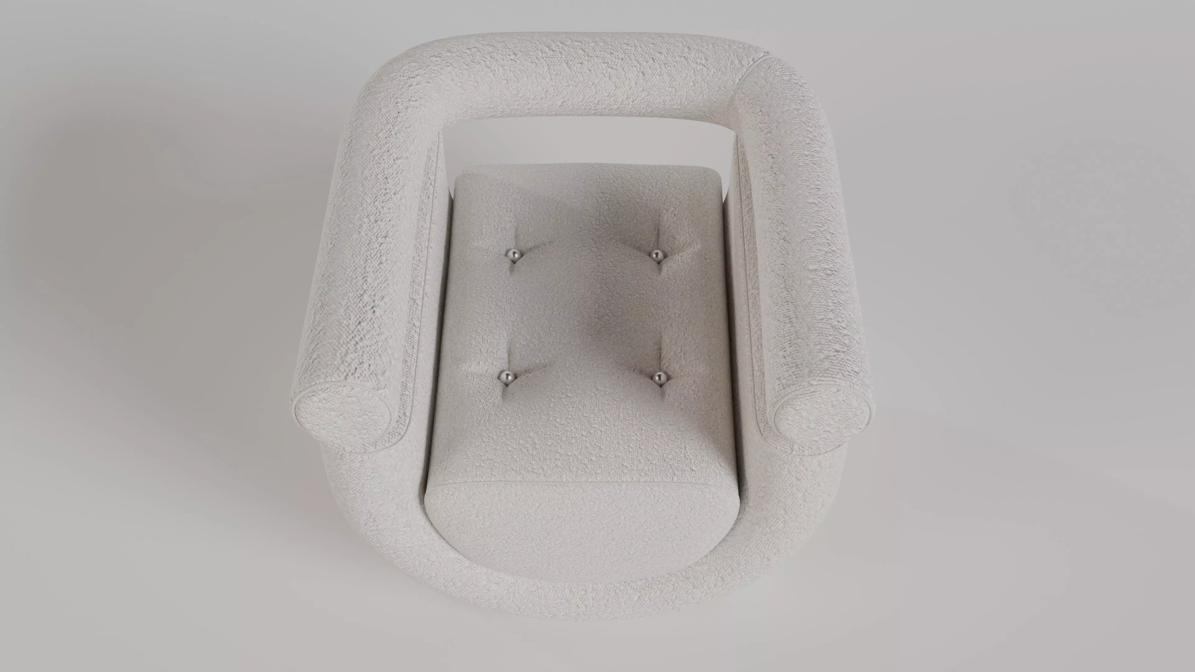 Mel Armchair 3D model_4