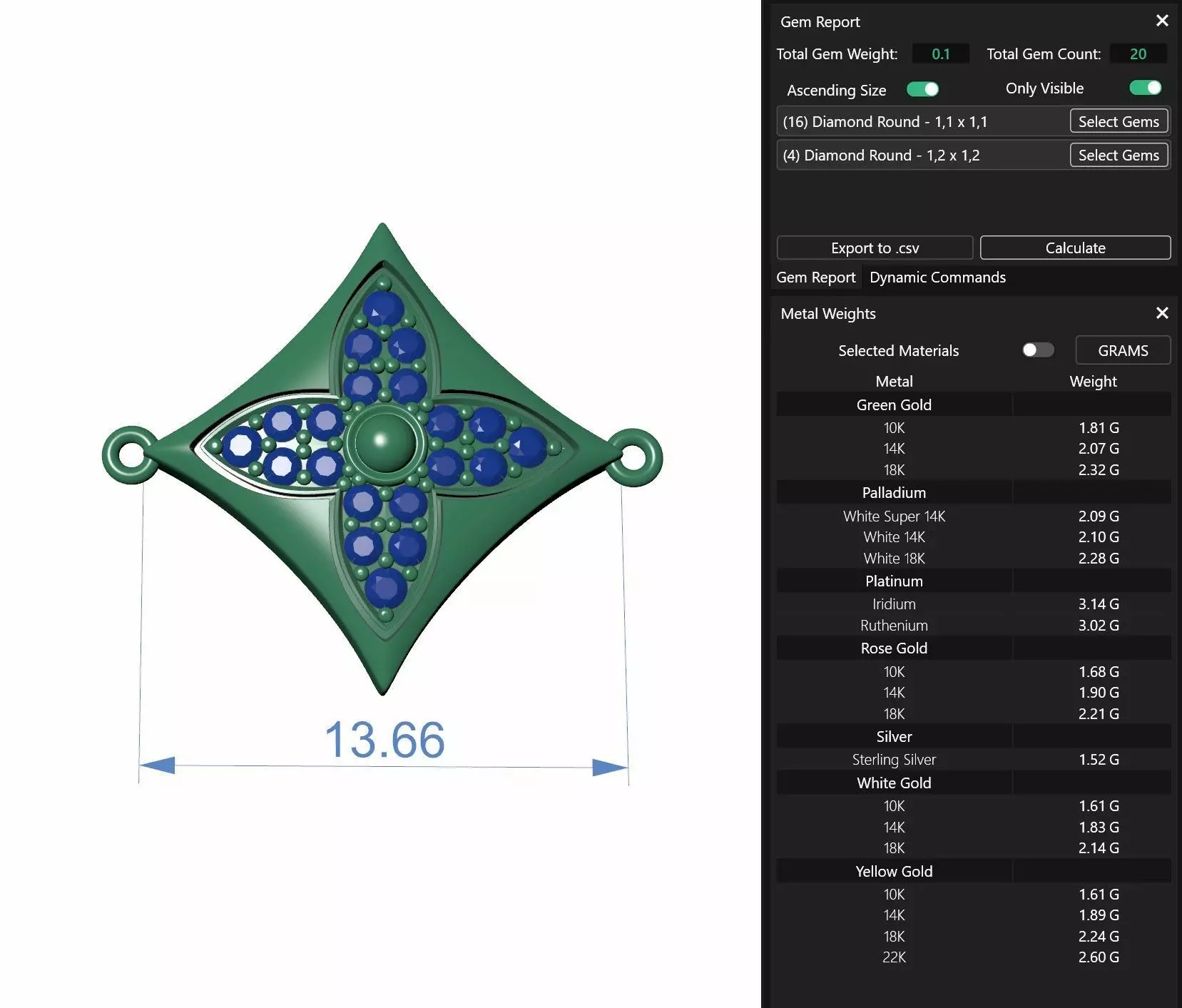 Star and Sun Multi-Motif LV Bracelet 3D print model_10