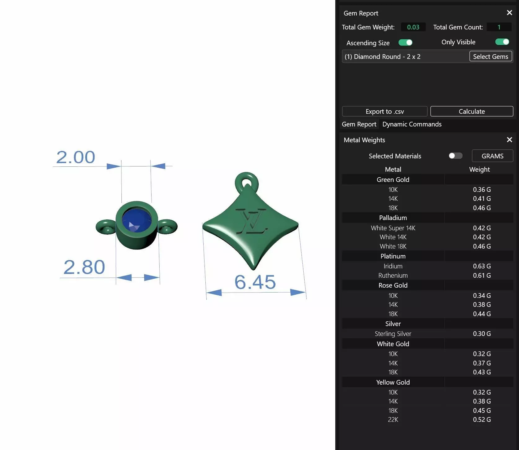 Star and Sun Multi-Motif LV Bracelet 3D print model_9