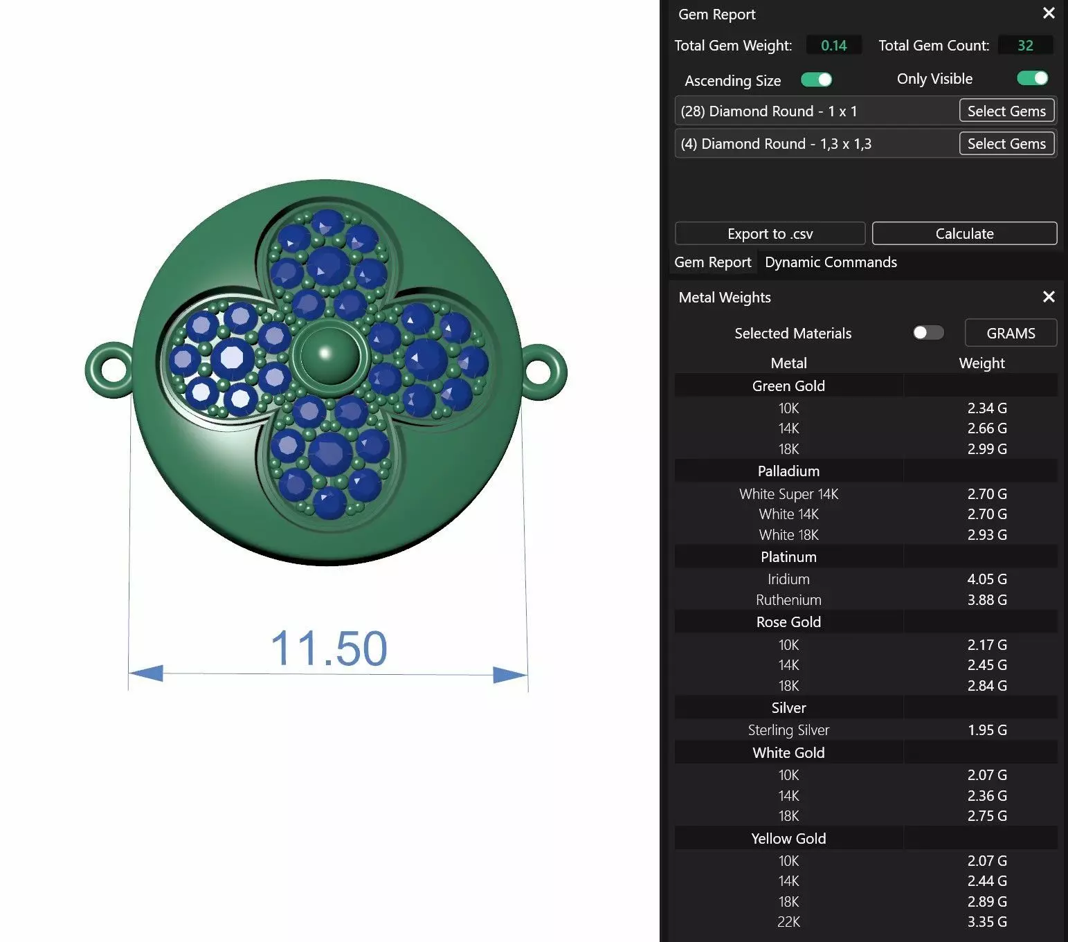 Star and Sun Multi-Motif LV Bracelet 3D print model_11