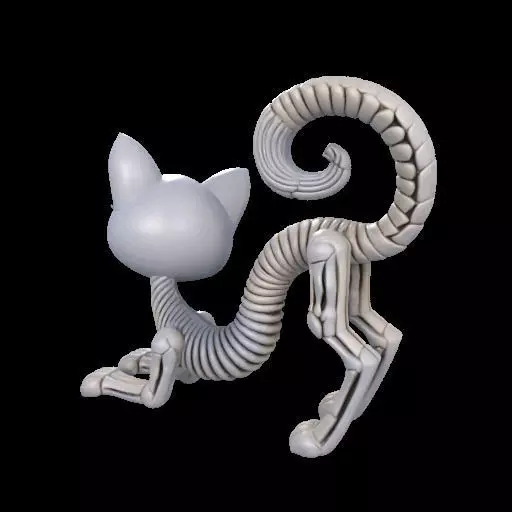 Flexi Monster High Halloween Cat 3D print model_6
