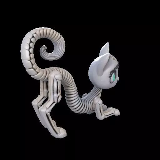 Flexi Monster High Halloween Cat 3D print model_24