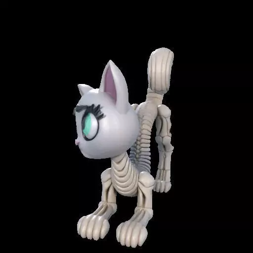 Flexi Monster High Halloween Cat 3D print model_15