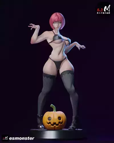 Halloween - Sexy Lady Pumpkin 