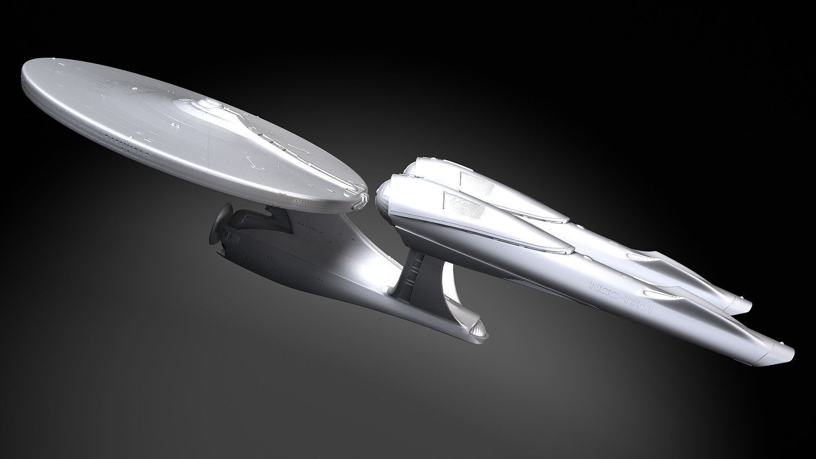 Star Trek Enterprise NCC 1701 3D model_17