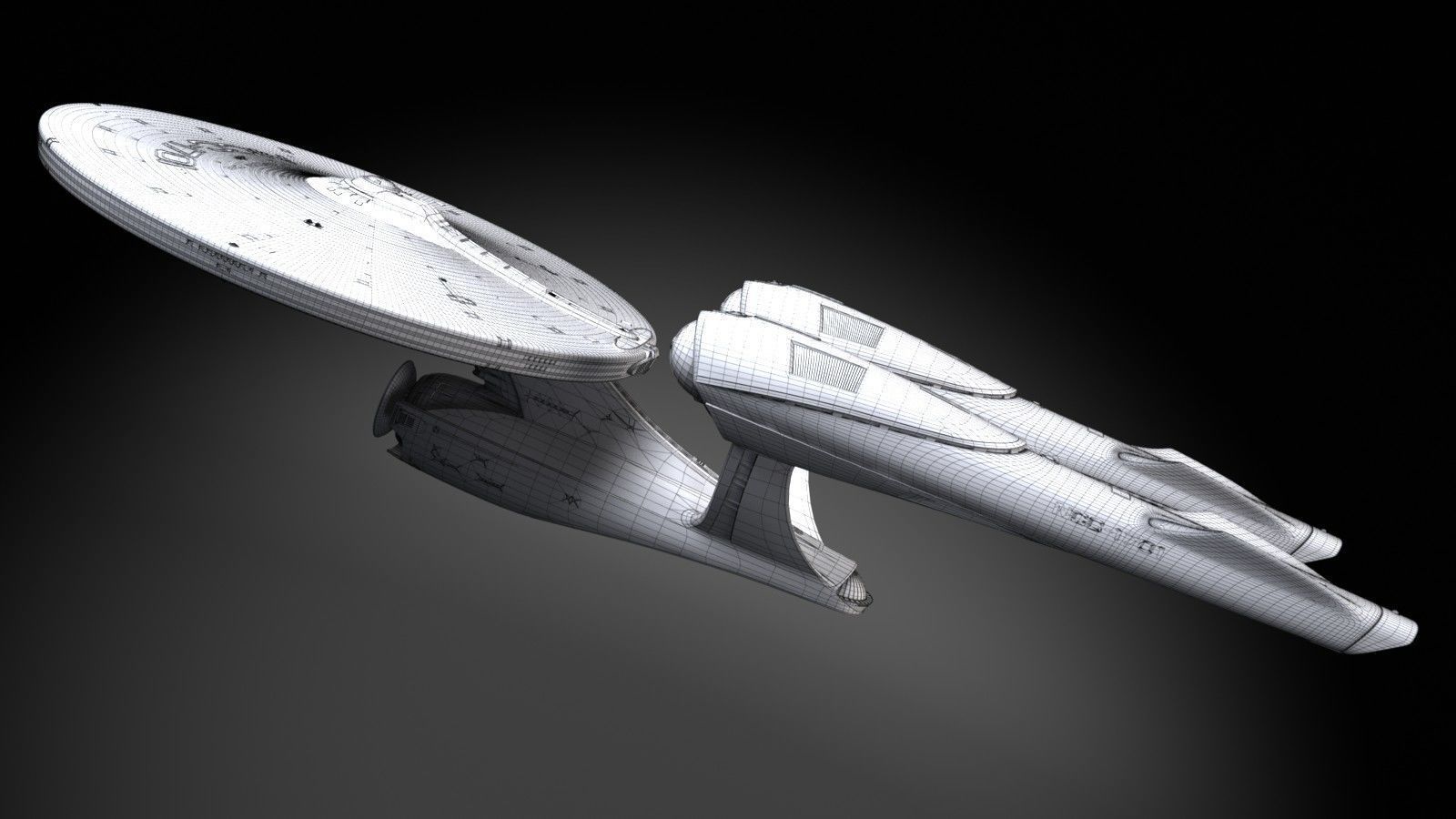 Star Trek Enterprise NCC 1701 3D model_21