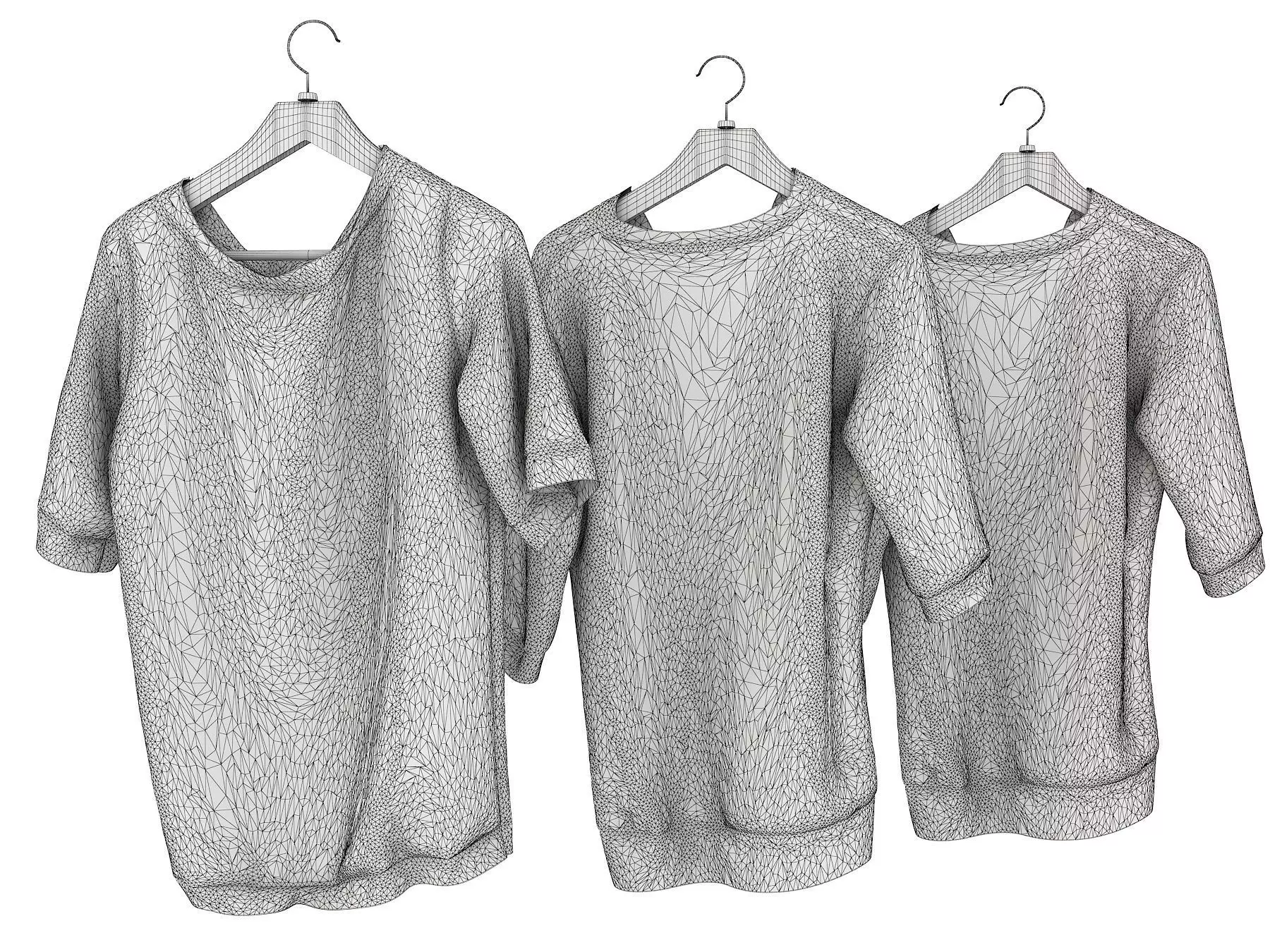 Sweater on Hanger 3D model_7