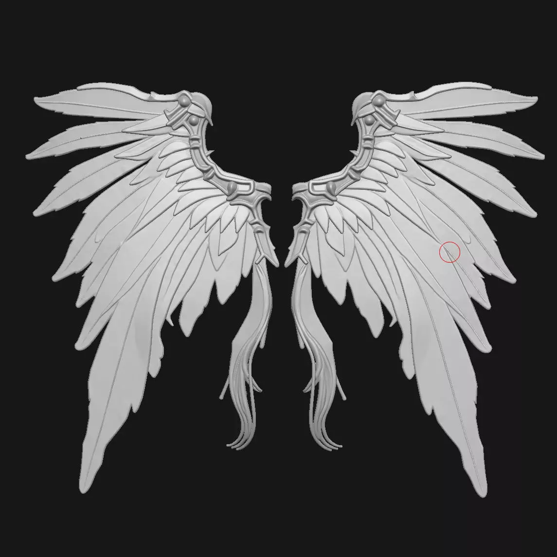 Wings 3D print model_1
