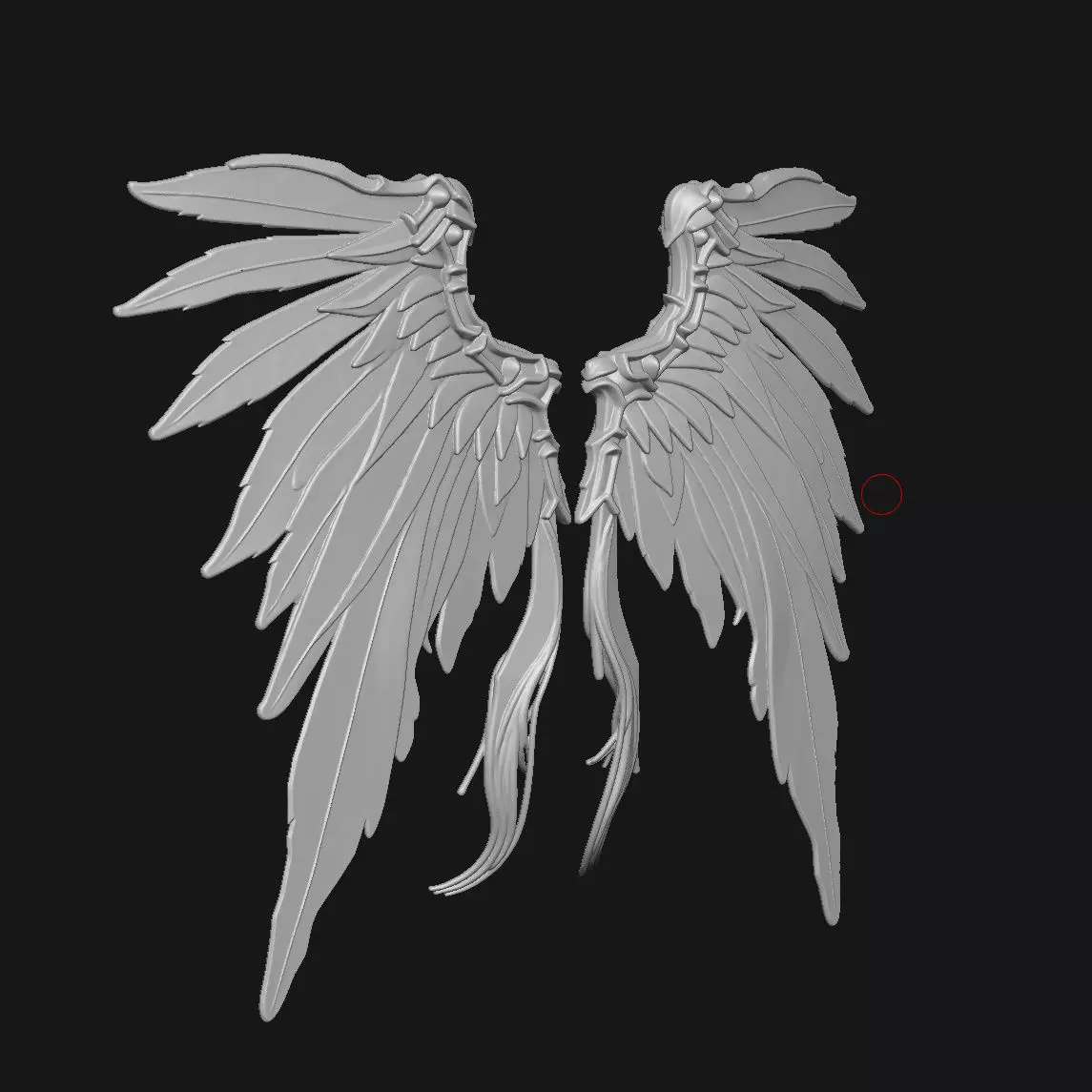 Wings 3D print model_2