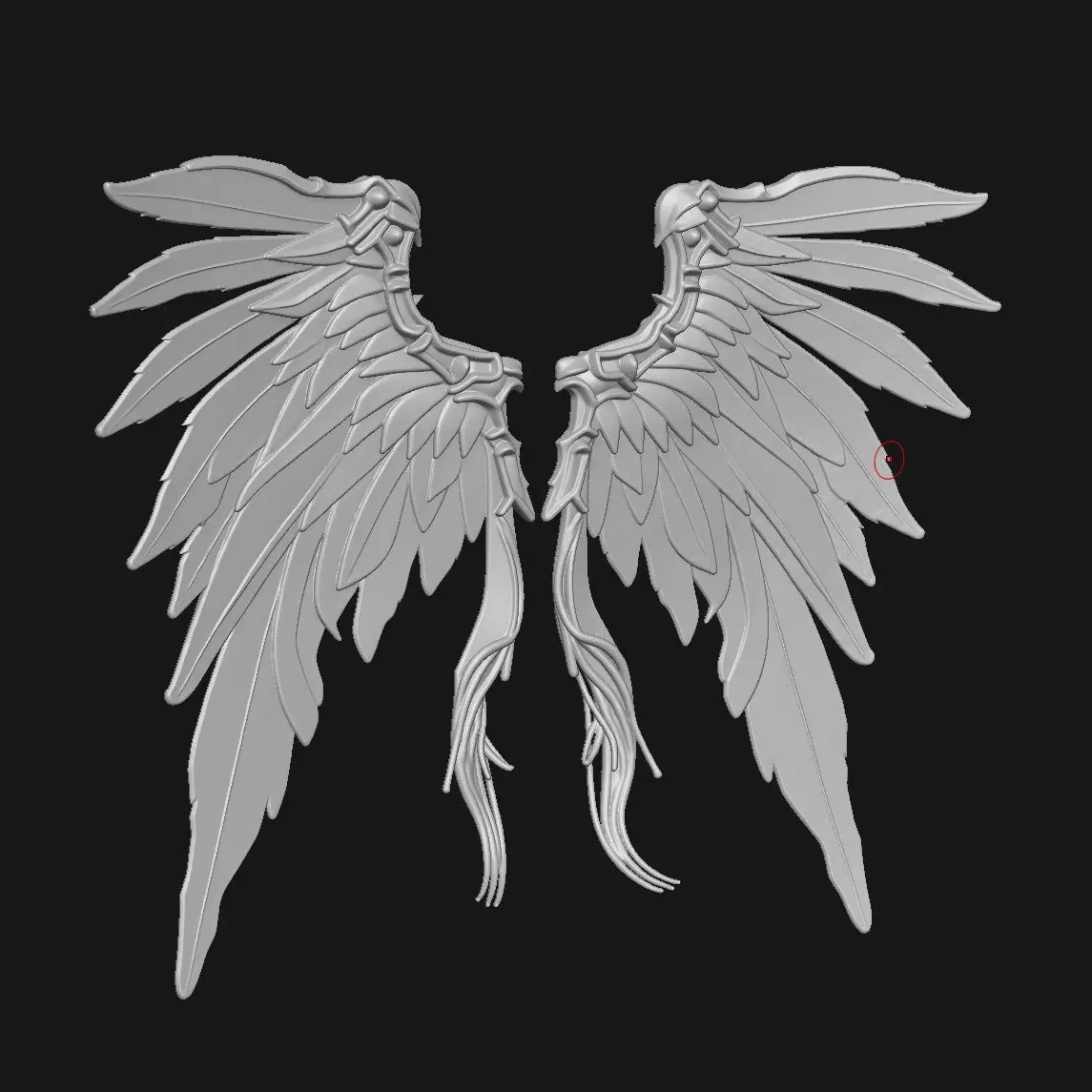 Wings 3D print model_0
