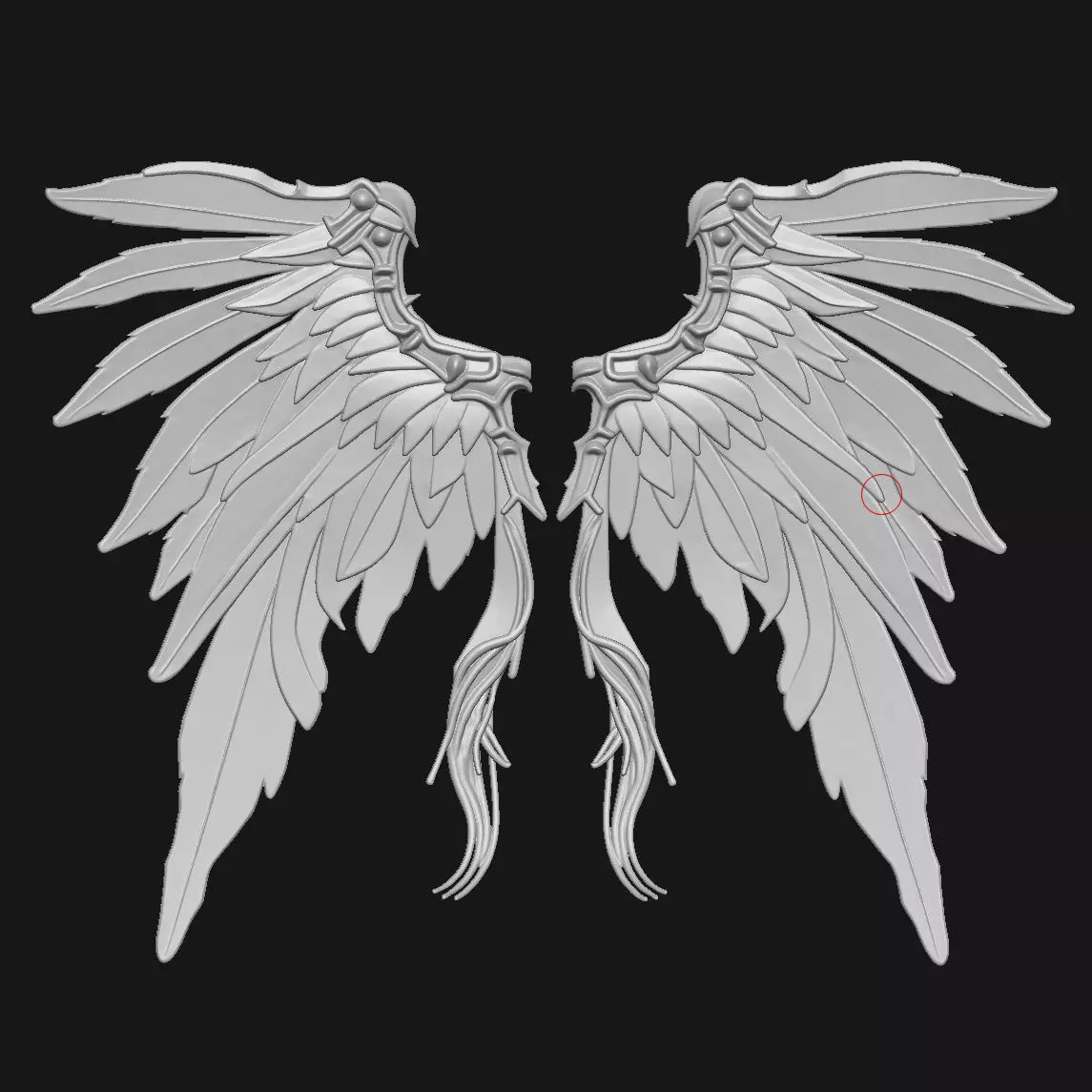 Wings 3D print model_3