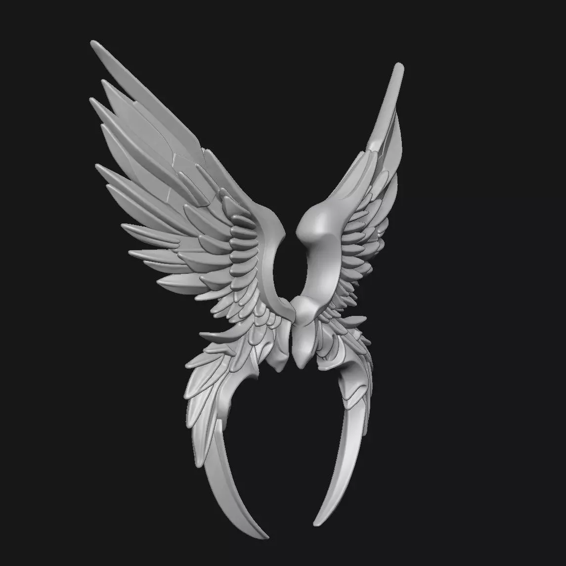 Wings 3D print model_1