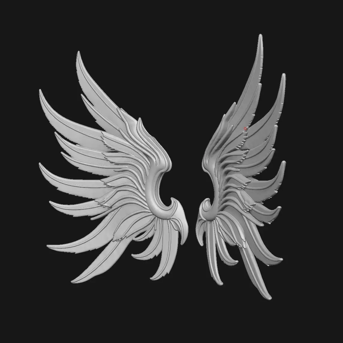 Wings 3D print model_1