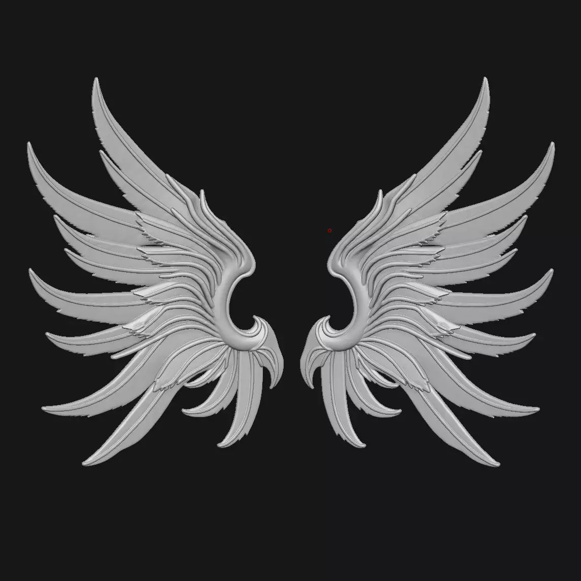 Wings 3D print model_4