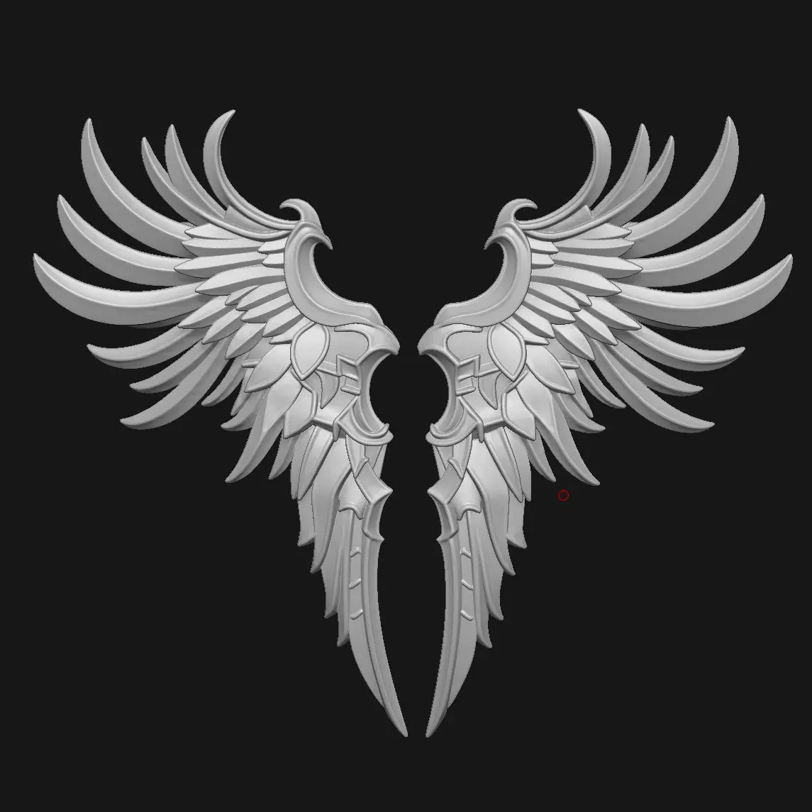 Wings 3D print model_0