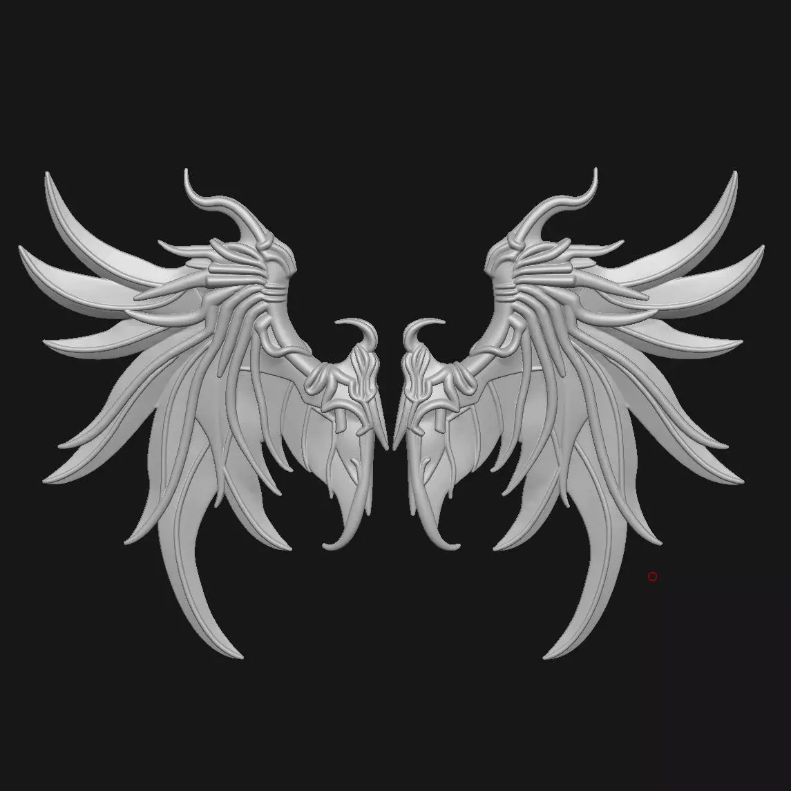 Wings 3D print model_0